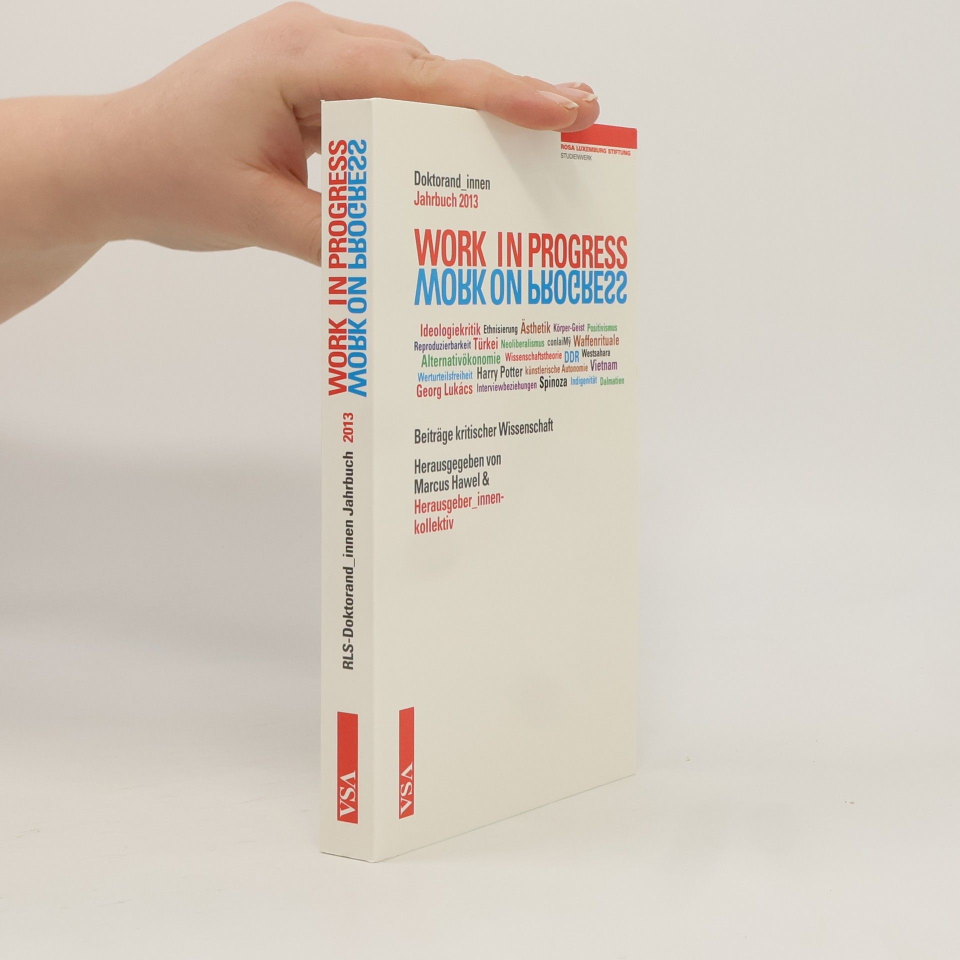 Kellermann Maren RLS-Doktorand_innen Jahrbuch - 2013: Work in Progress. Work on Progress