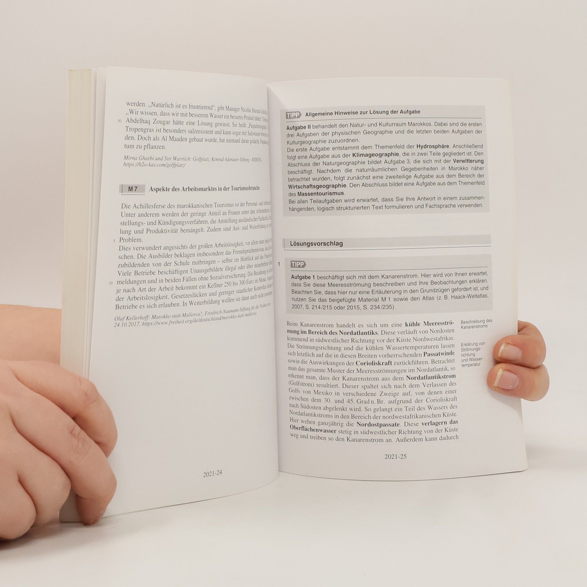 Kevin Hepp 2025 Abitur Original-Prüfungsaufgaben mit Lösungen, Gymnasium Baden-Württemberg - Geographie