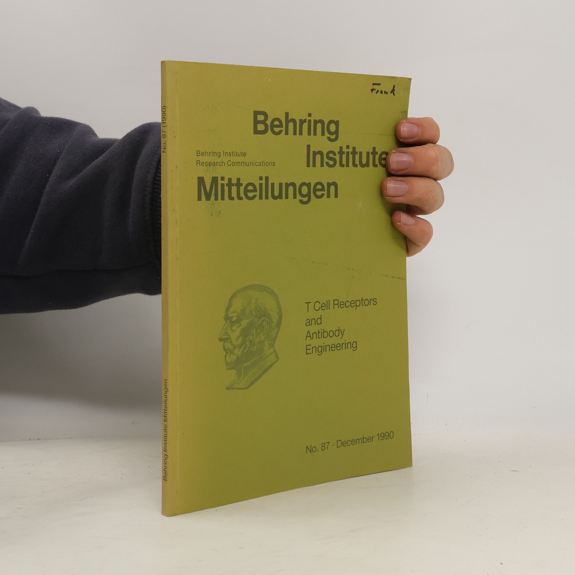 Autorenkollektiv Behring Institute Mitteilungen 87
