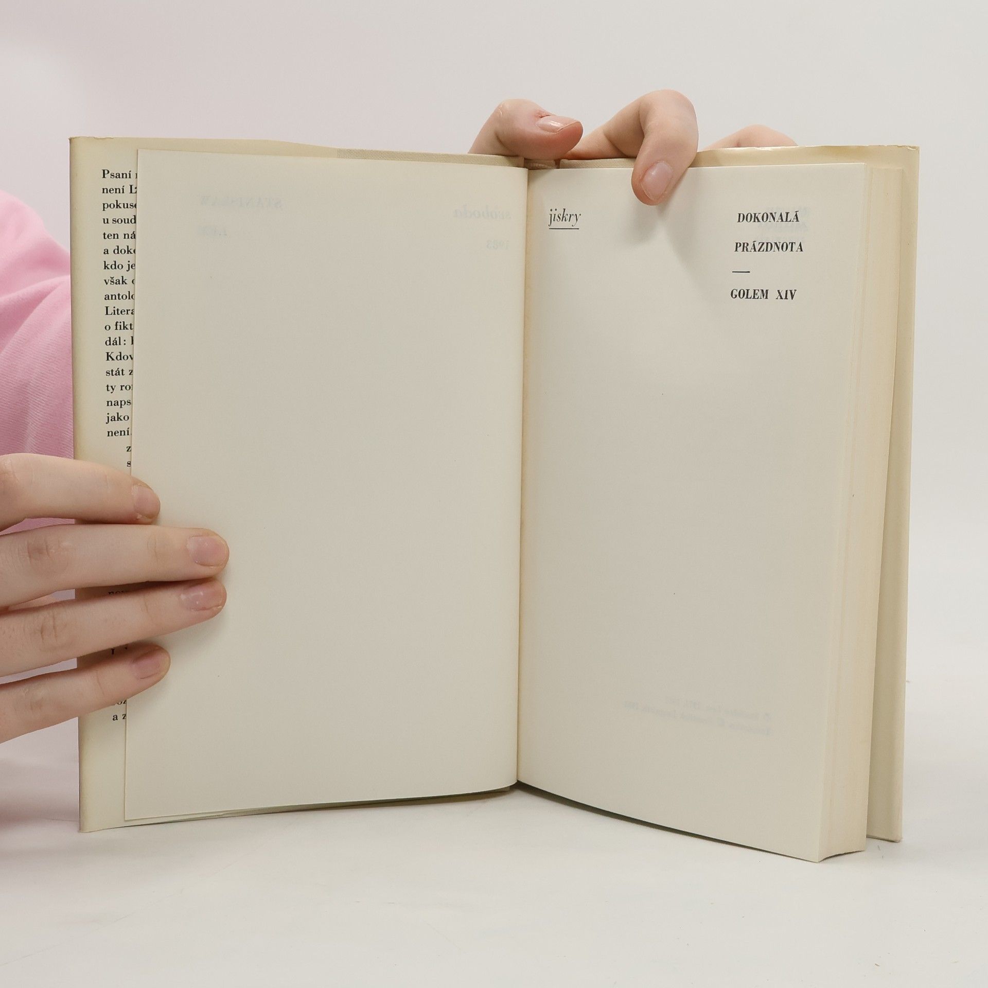 Stanisław Lem Dokonalá prázdnota. Golem XIV.
