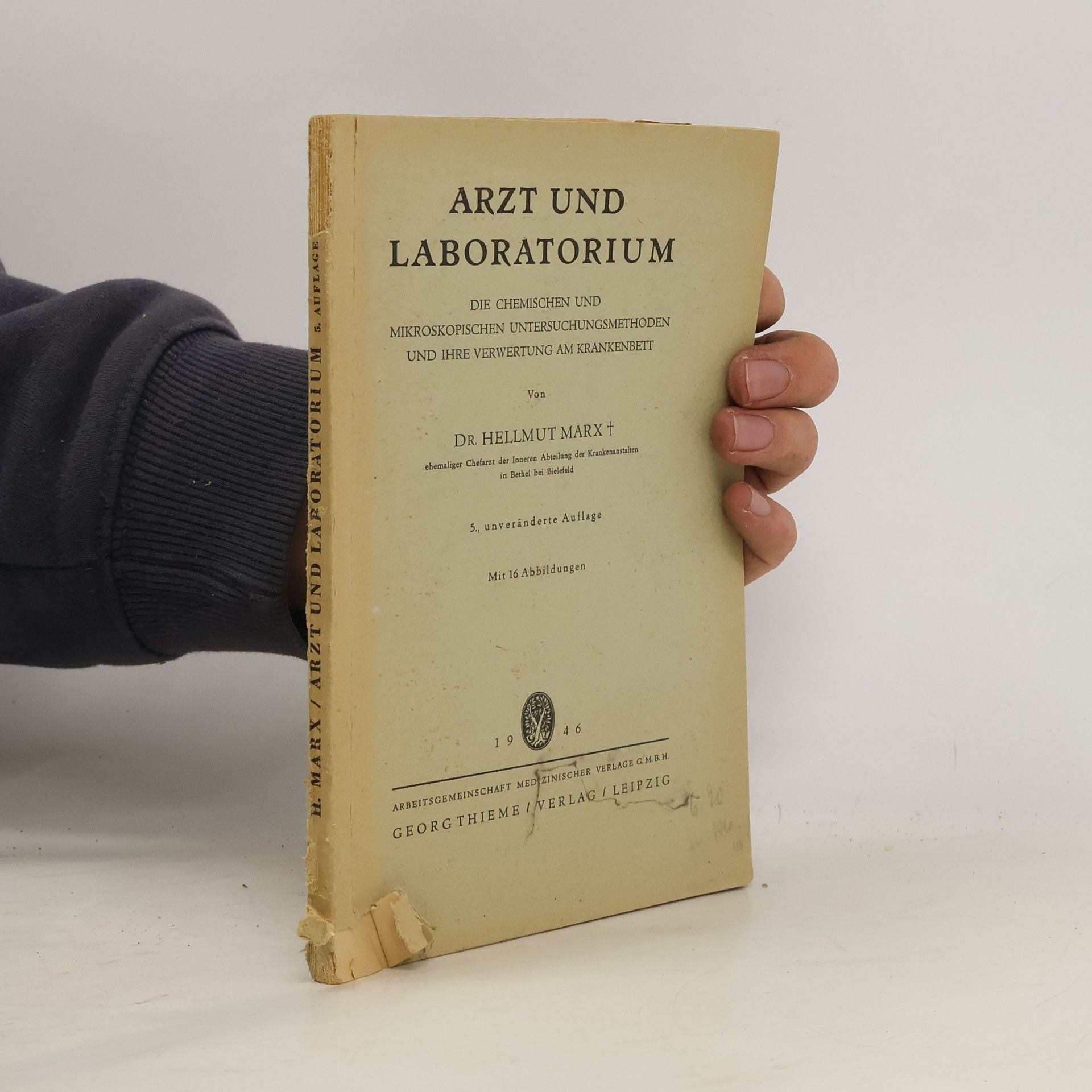 Hellmut Marx Arzt und Laboratorium