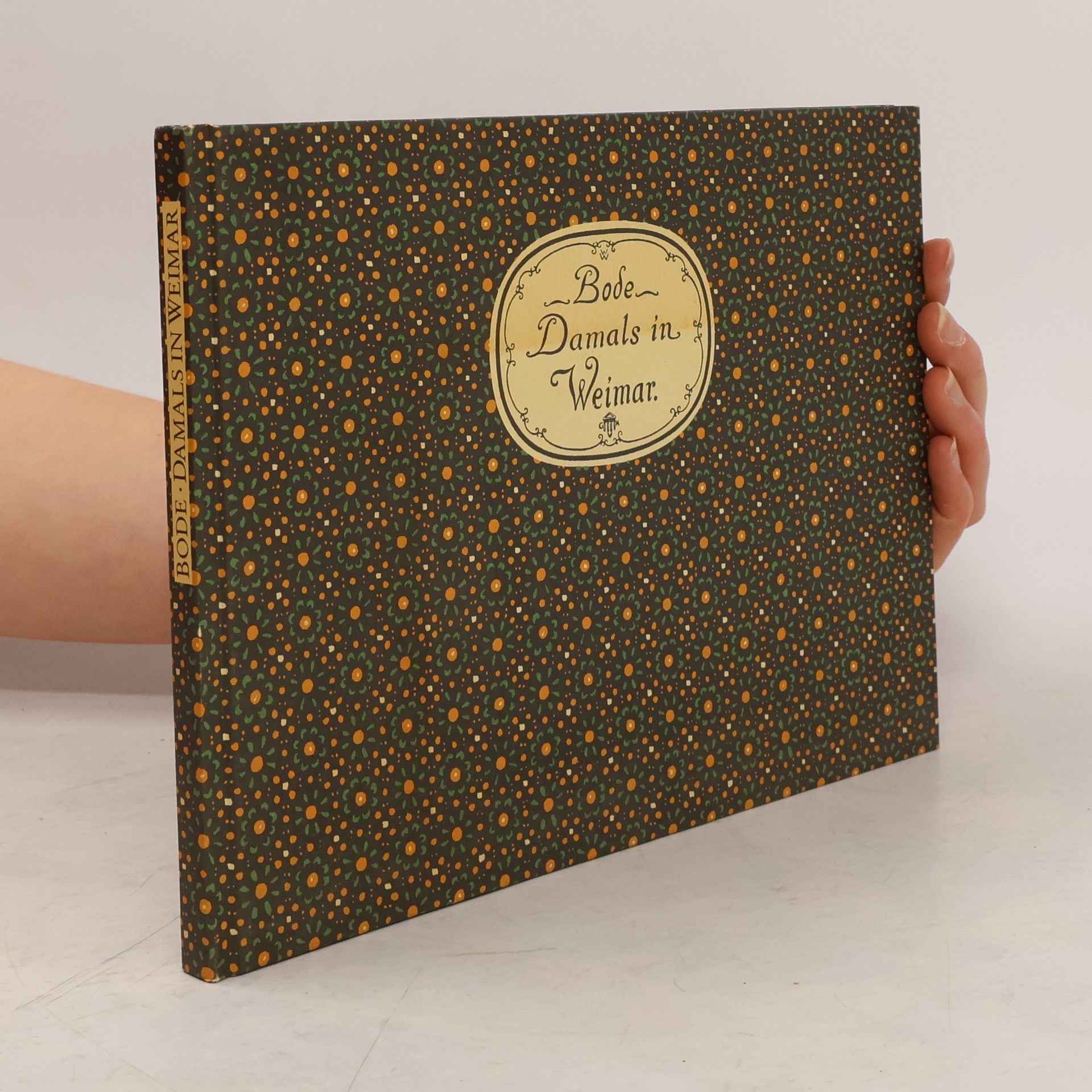 Wilhelm Bode Damals in Weimar