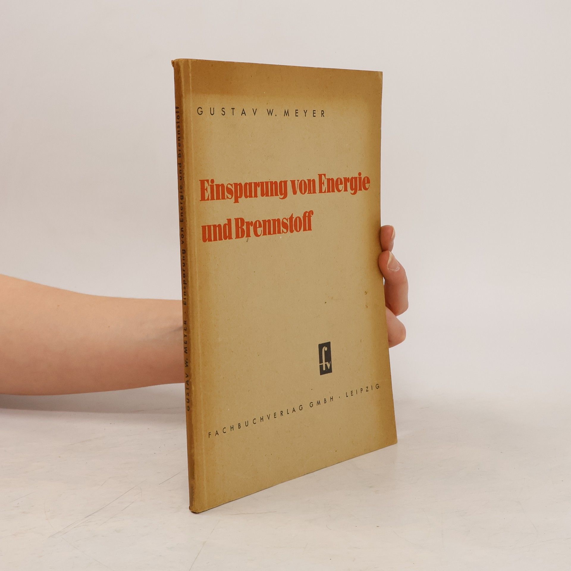 Gustav W Meyer Einsparung von Energie und Brennstoff