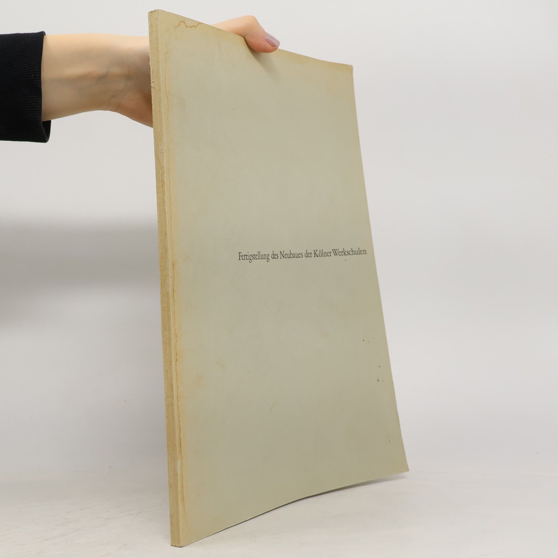 Fertigstellung des Neubaues der Kölner Werkschulen