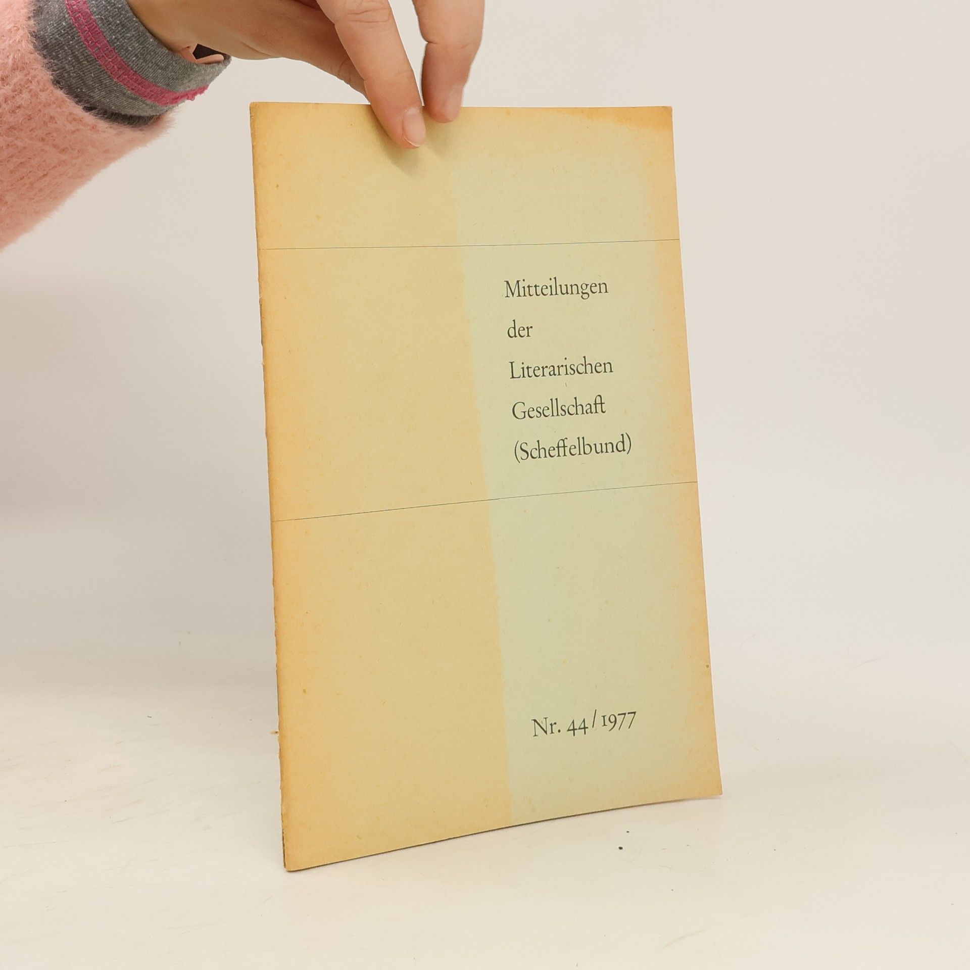Autorenkollektiv Mitteilungen der Literarischen Gesellschaft (Scheffelbund) 44