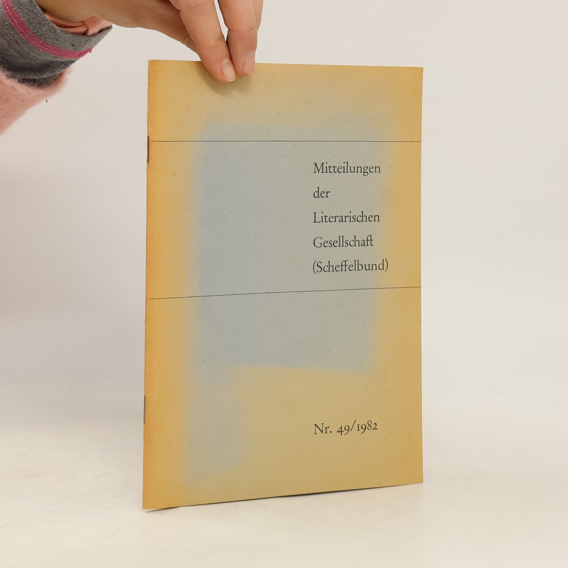 Autorenkollektiv Mitteilungen der Literarischen Gesellschaft (Scheffelbund) Nr. 49/1982
