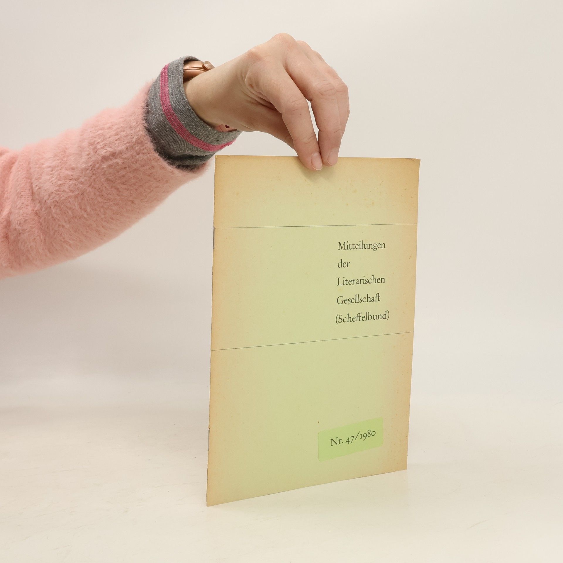 Autorenkollektiv Mitteilungen der Literarischen gesellschaft