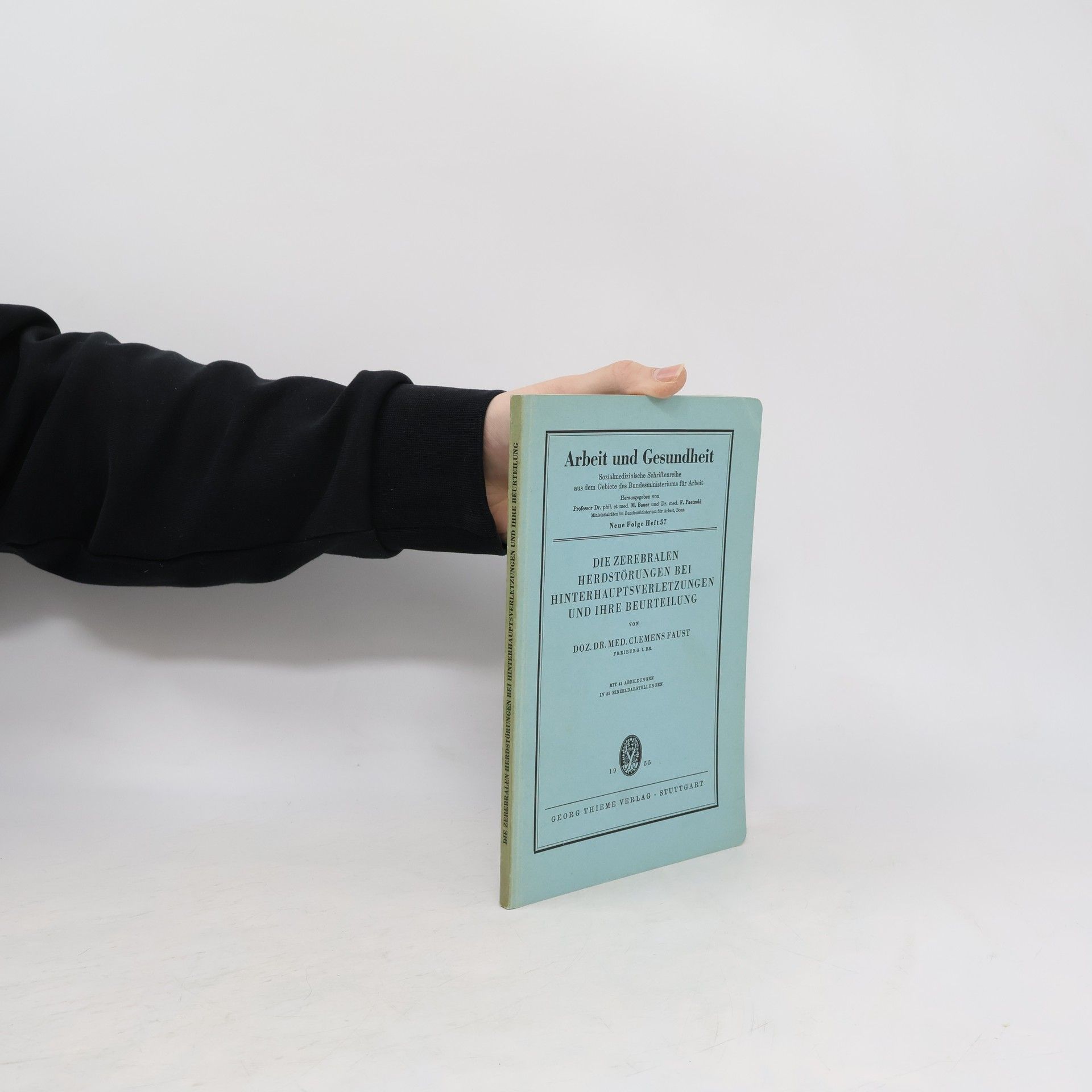 Clemens Faust Die Zerebralen Herdstörungen bei Hinterhauptsverletzungen und ihre Beurteilung