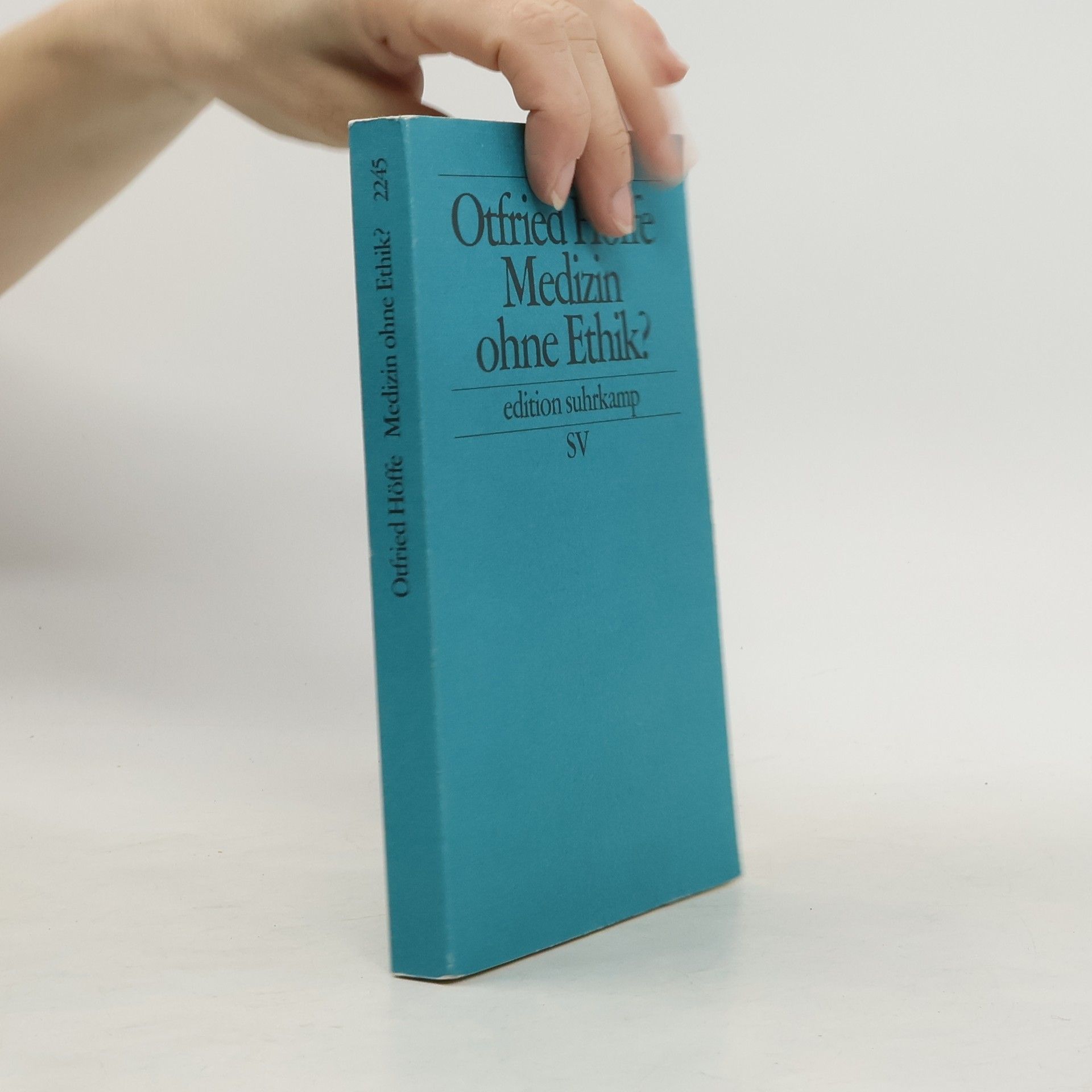 Otfried Höffe Medizin ohne Ethik?