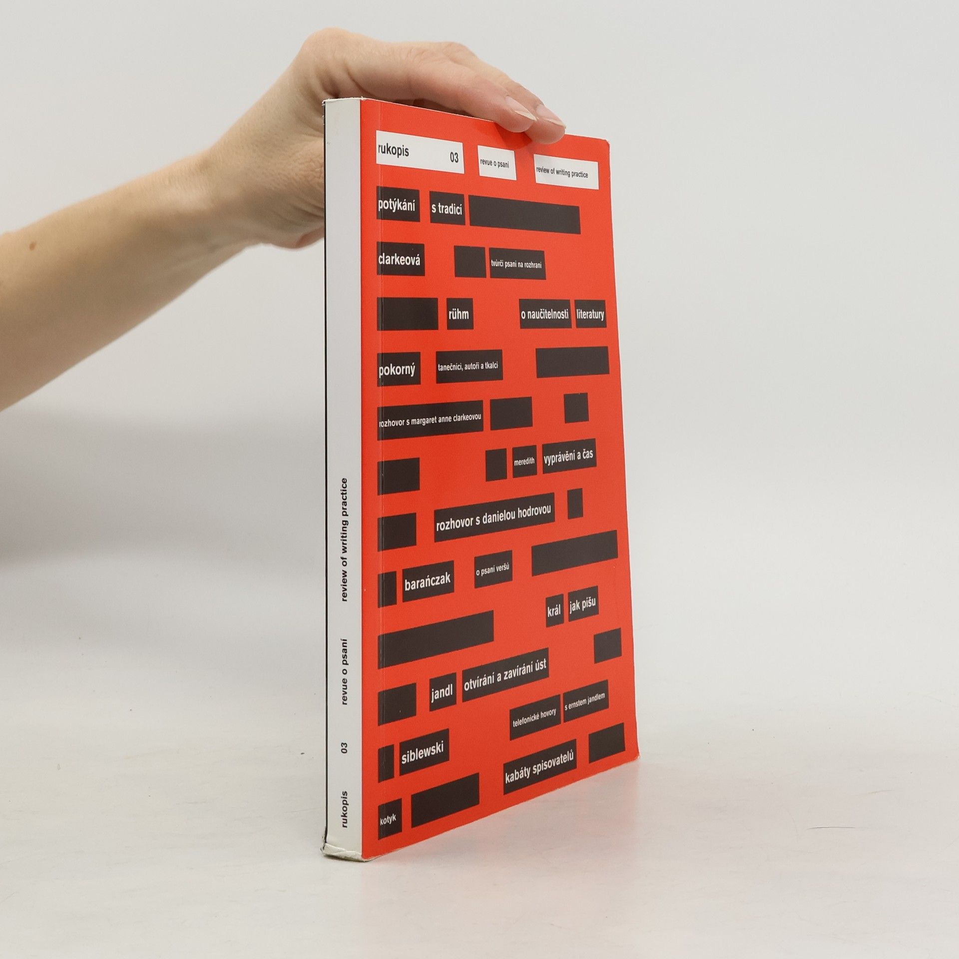 Various authors Rukopis 03. Revue o psaní. Review of writing practice