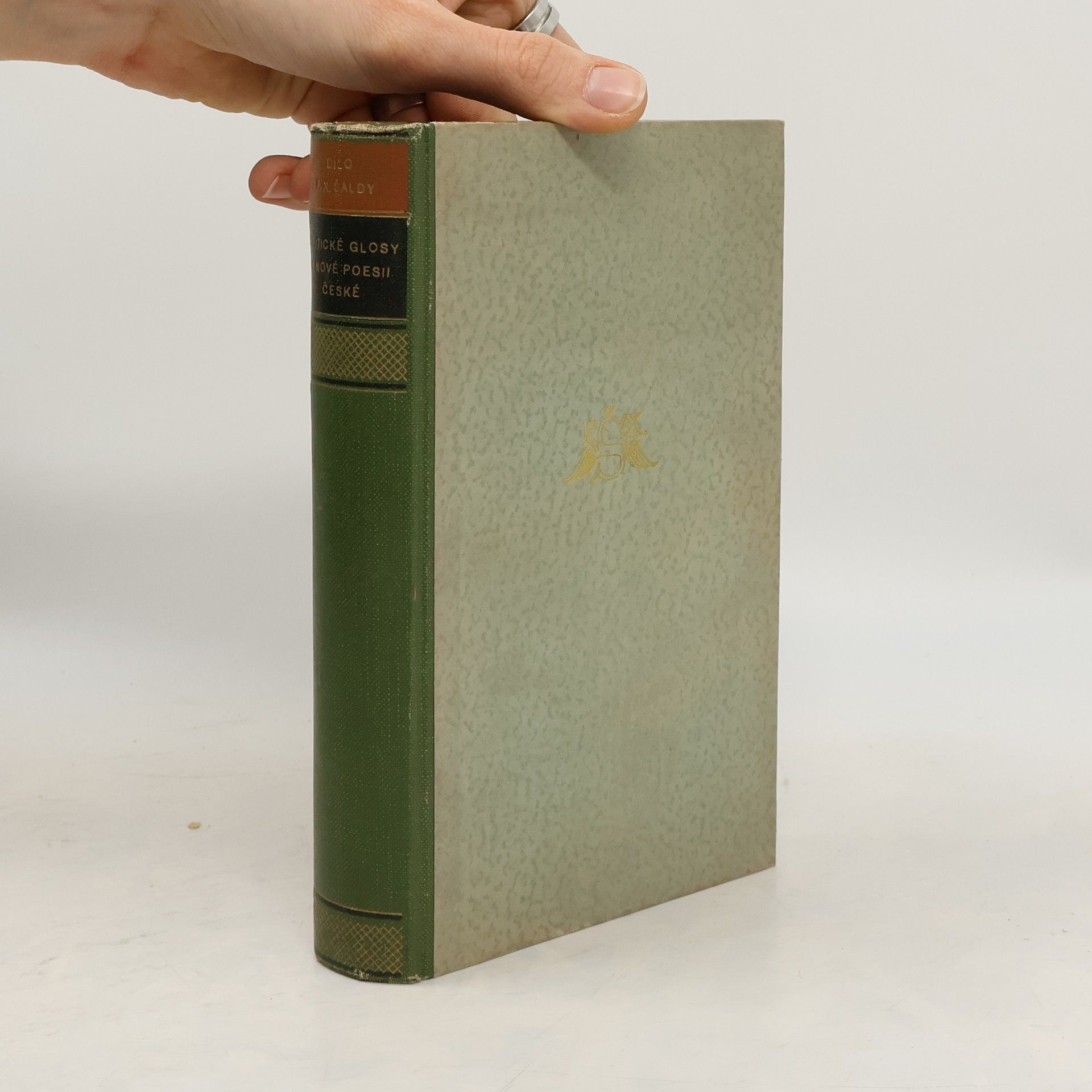 František Xaver Šalda Kritické glosy k nové poesii české