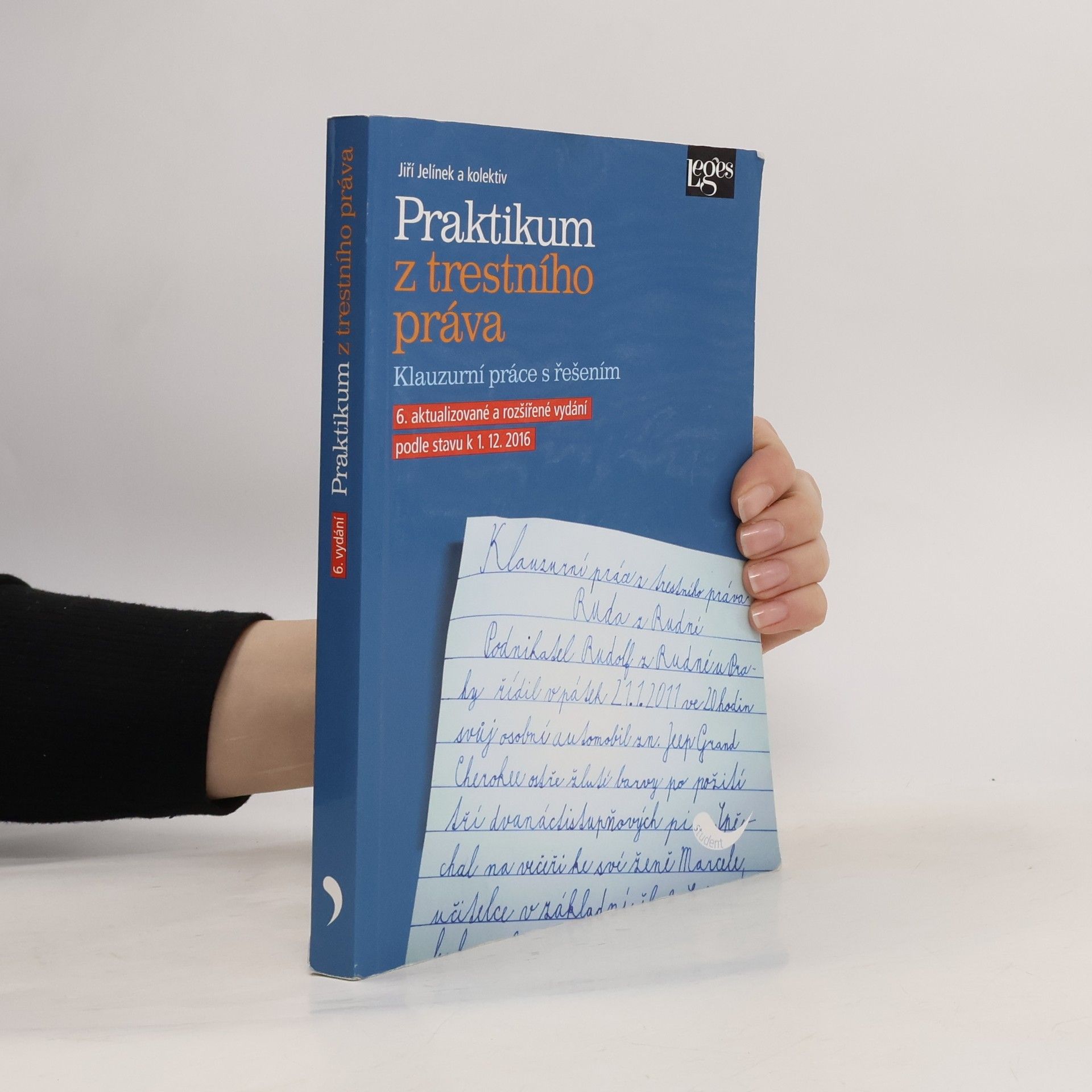 Praktikum z trestního práva: klauzurní práce s řešením