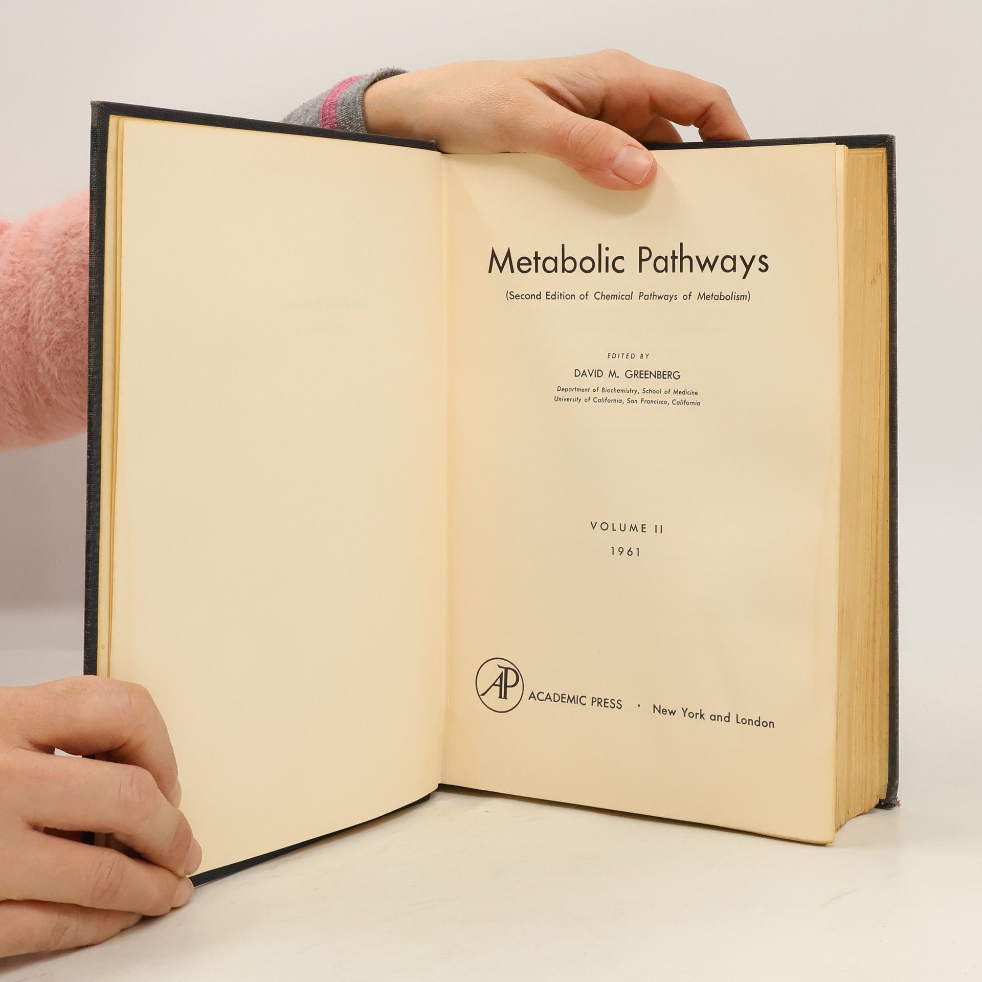 David M. Greenberg Metabolic Pathways II