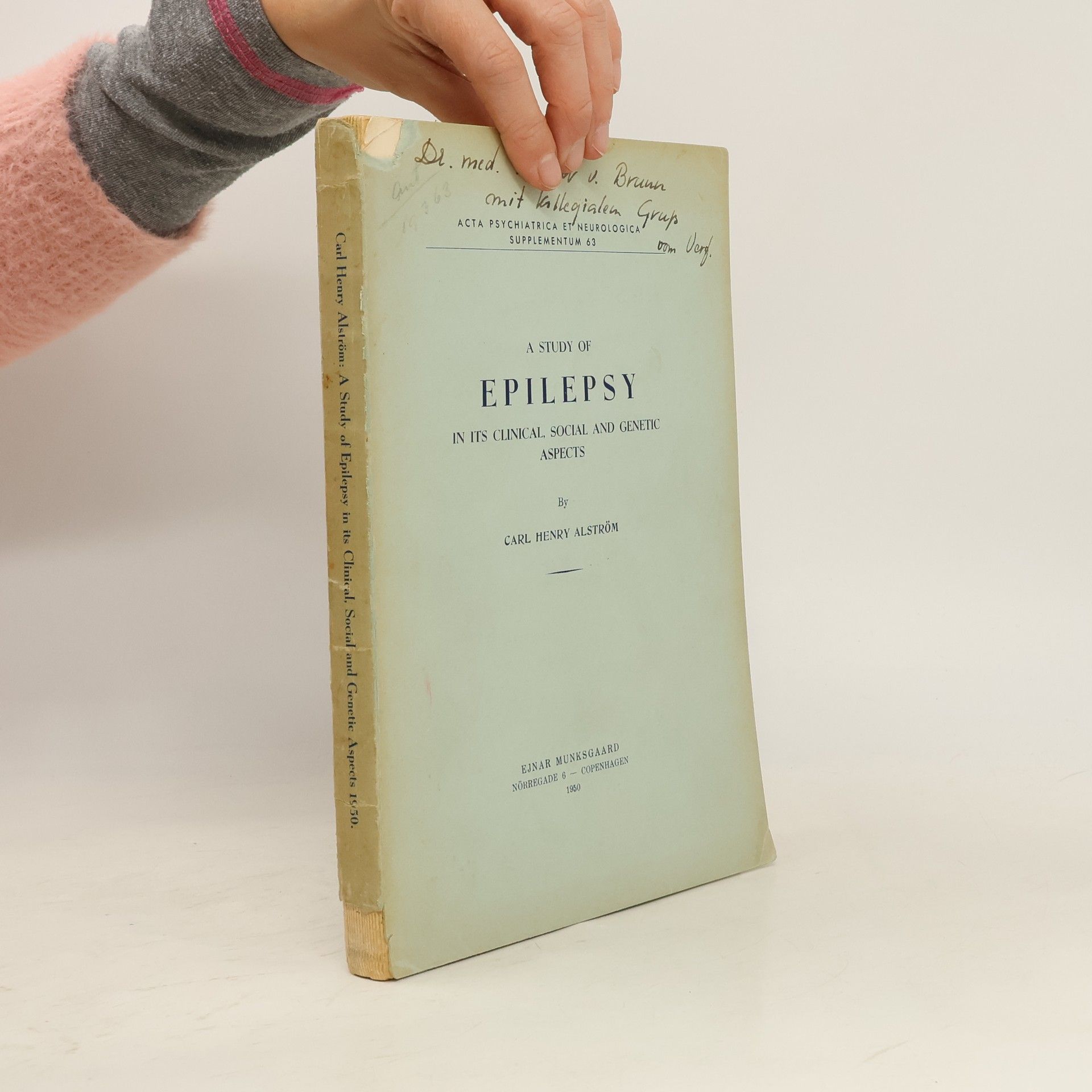 Carl Henry Alström A Study of Epilepsy in Its Clinical, Social, and Genetic Aspects