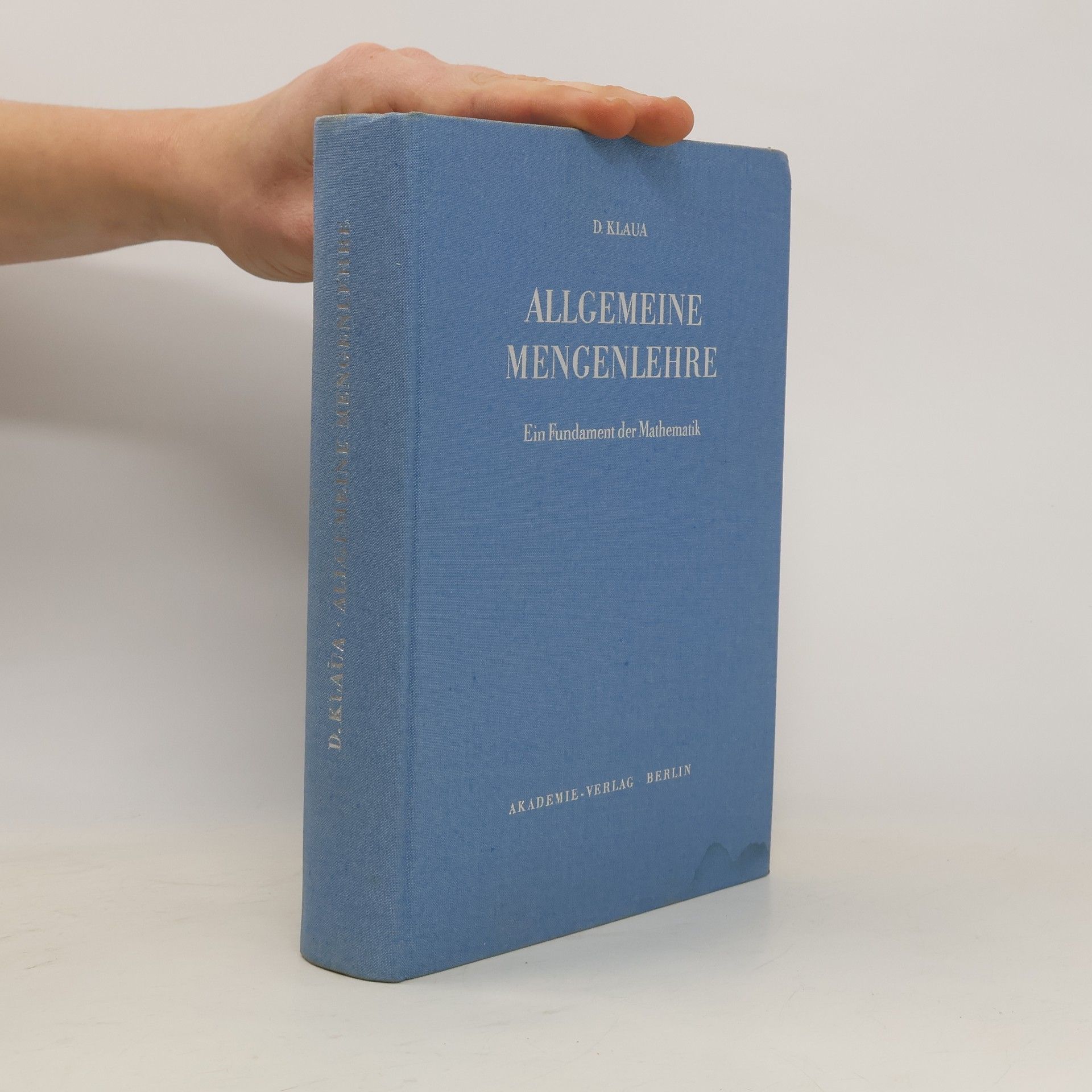 D. Klaua Allgemeine Mengenlehre