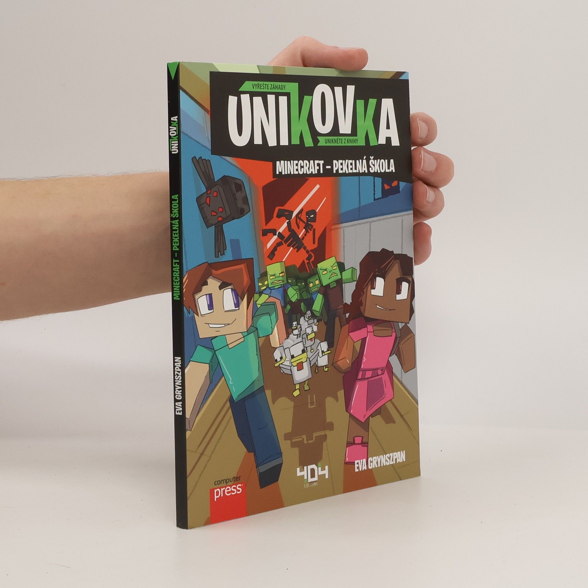 Eva Grynszpan Únikovka. Minecraft - pekelná škola