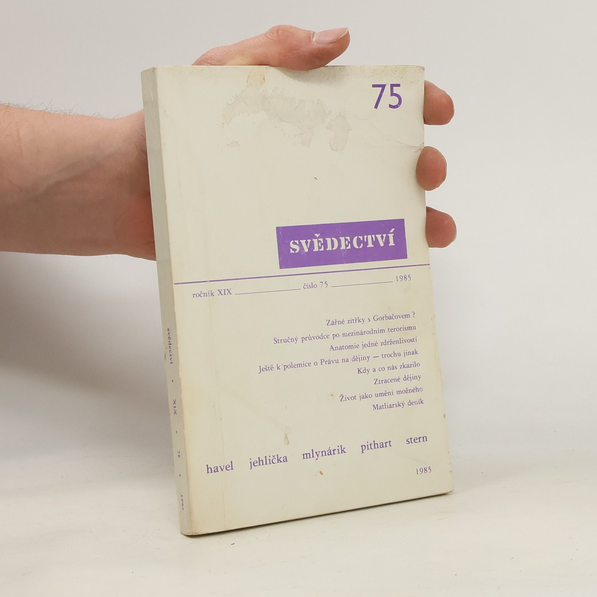 Various authors Svědectví, ročník XIX.