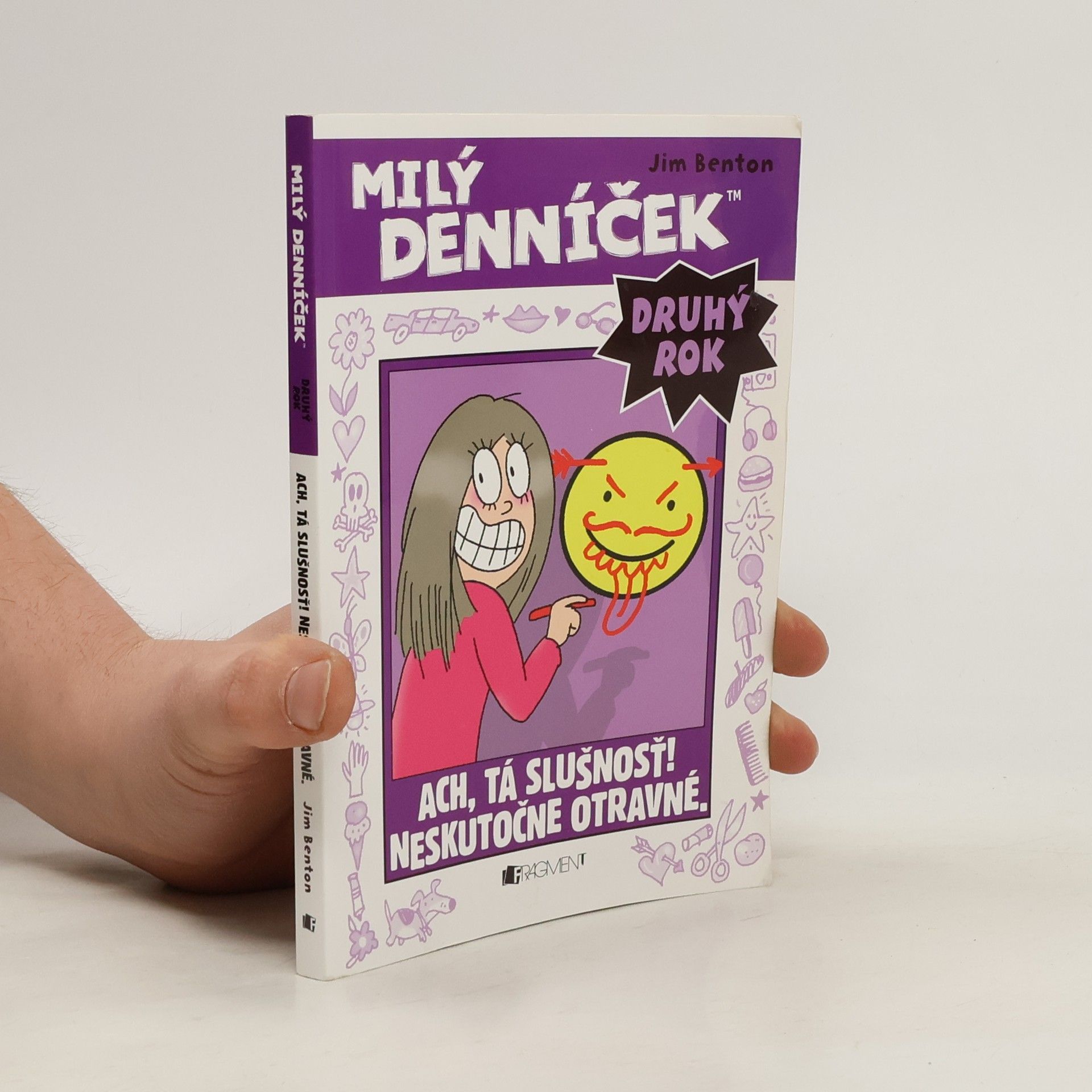 Jim Benton Milý denníček. Druhý rok. Ach, tá slušnosť! Neskutočne otravné.
