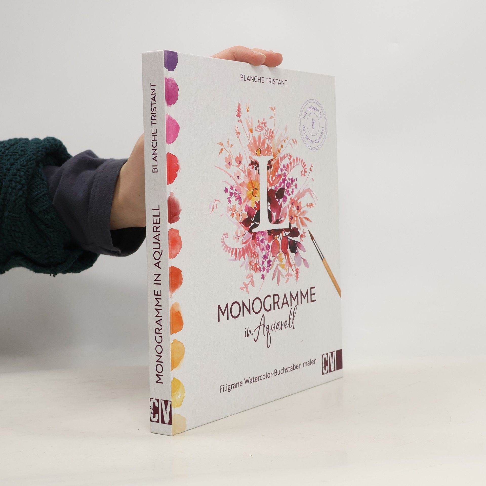 Blanche Tristant Monogramme in Aquarell