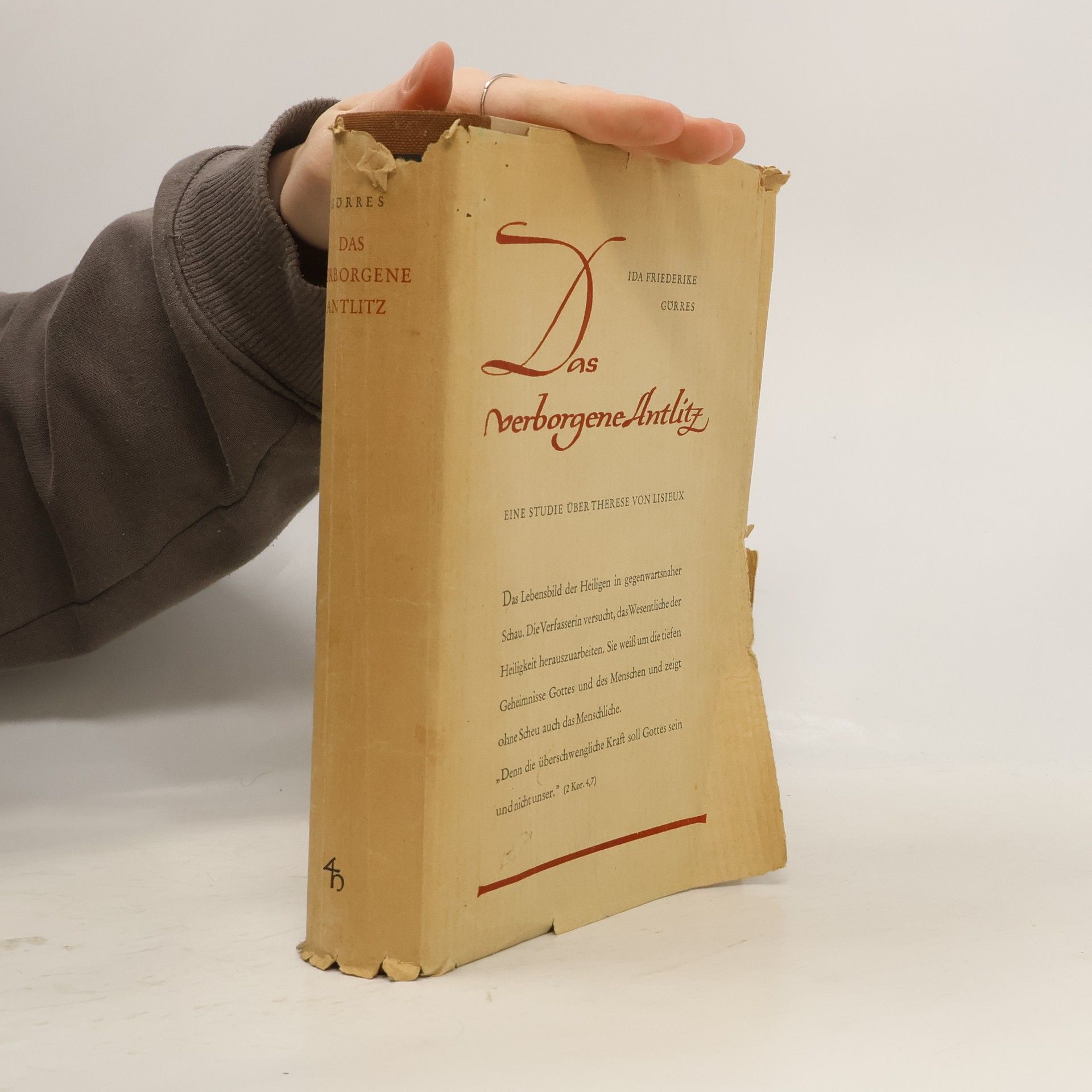 Ida Friederike Görres Das verborgene Antlitz