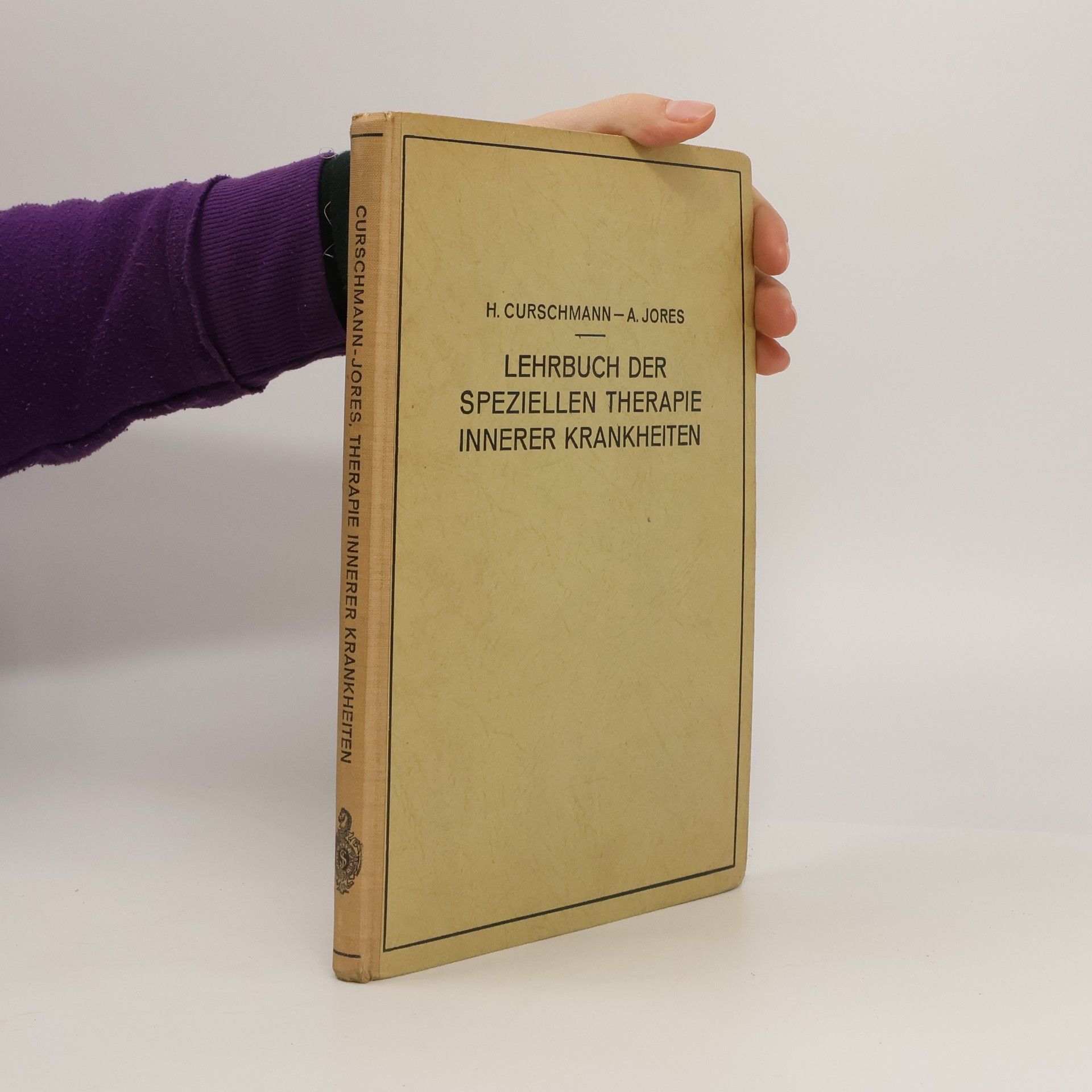 Hans Curschmann Lehrbuch der speziellen Therapie innerer Krankheiten