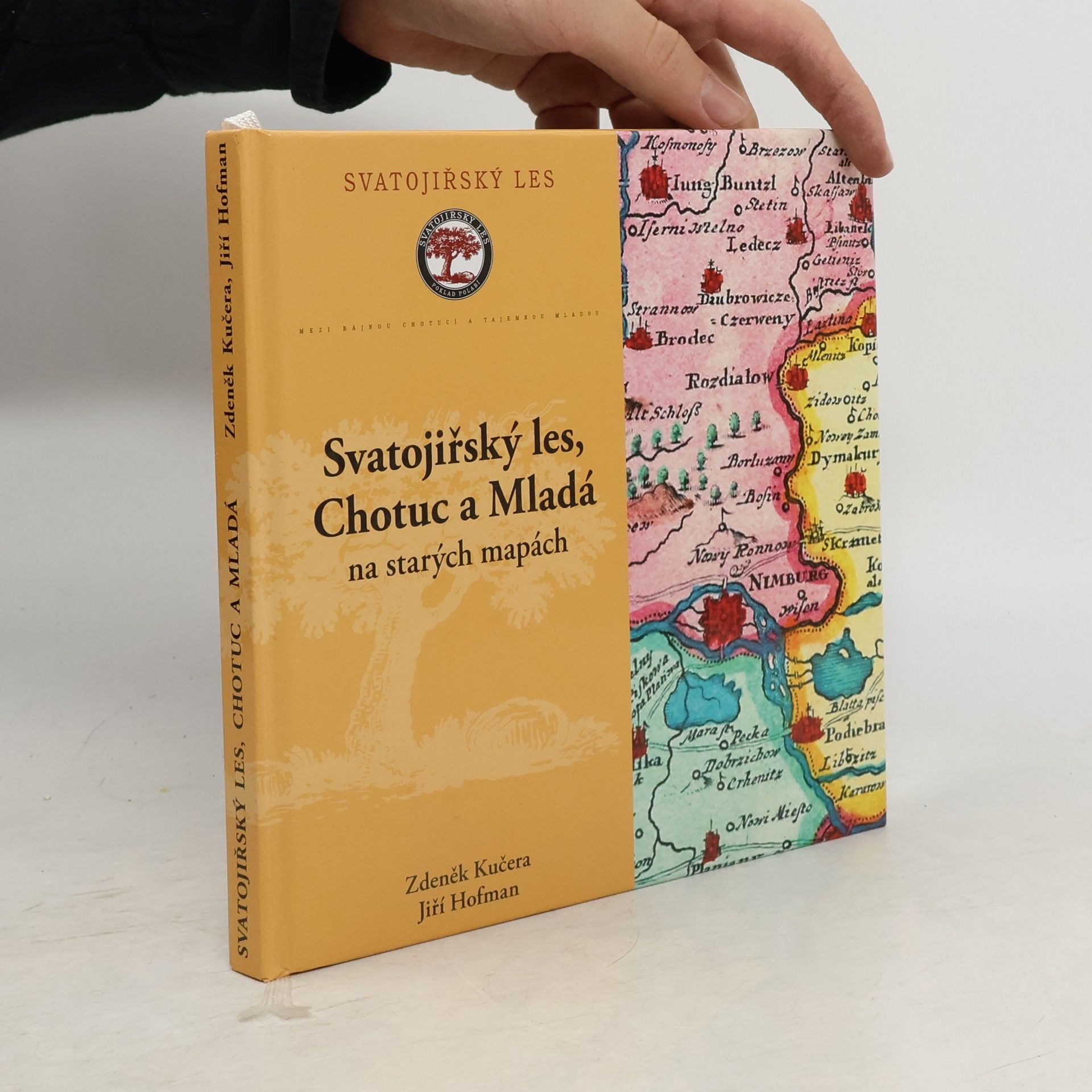 Zdeněk Kučera Svatojiřský les, Chotuc a Mladá na starých mapách