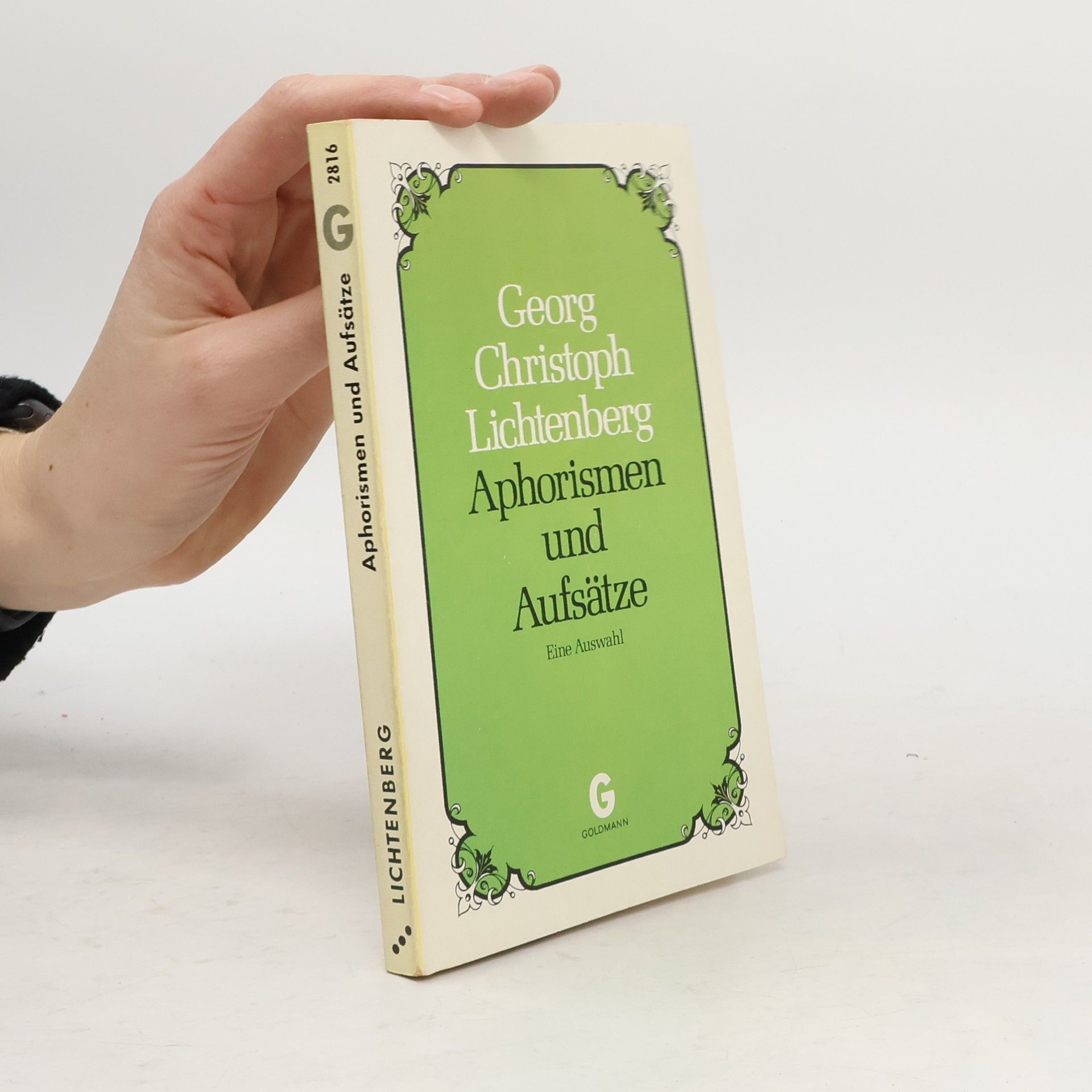 Georg Christoph Lichtenberg Aphorismen und Aufsätze