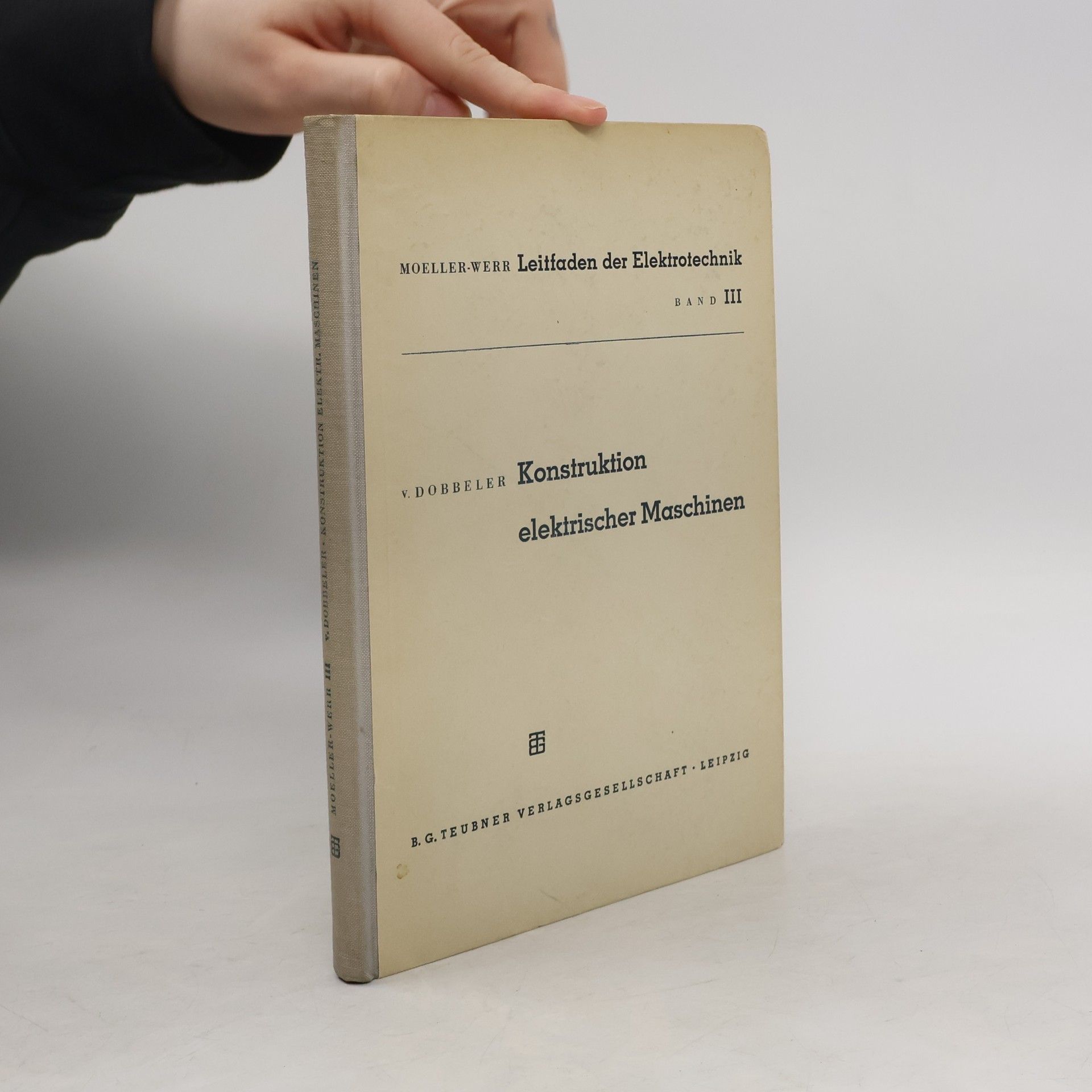 Eugen Wiedemann Konstruktion elektrischer Maschinen