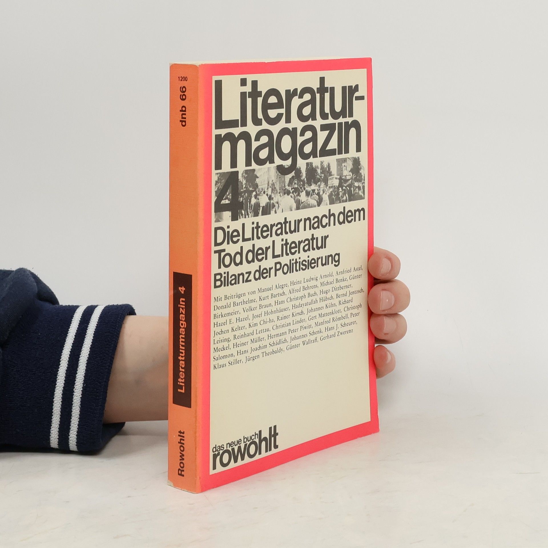 Hans Christoph Buch Die Literatur nach dem Tod der Literatur