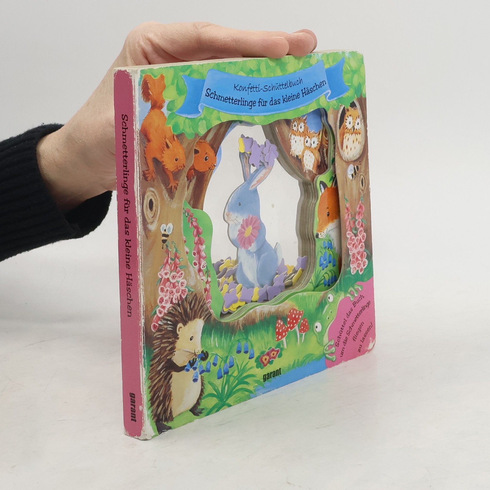 Schüttelbuch - Schmetterlinge für das kleine Häschen