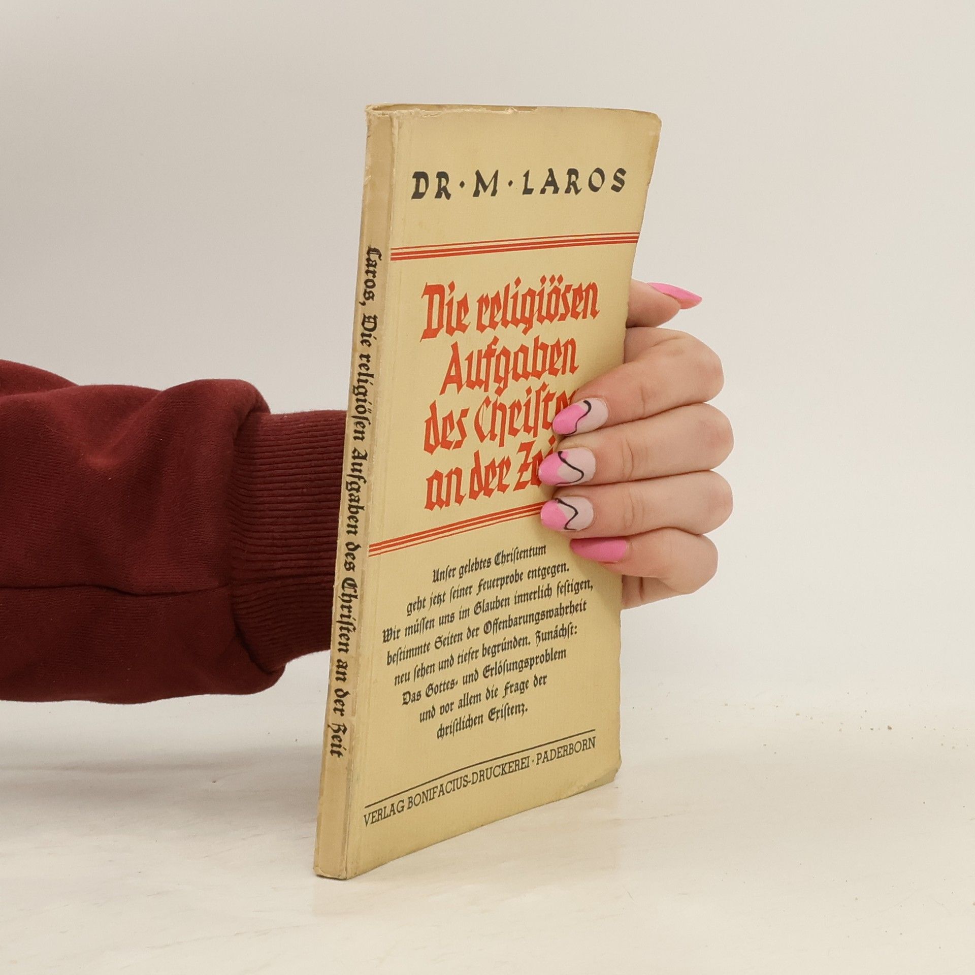 Die religiösen Ausgaben des Christen an der Zeit