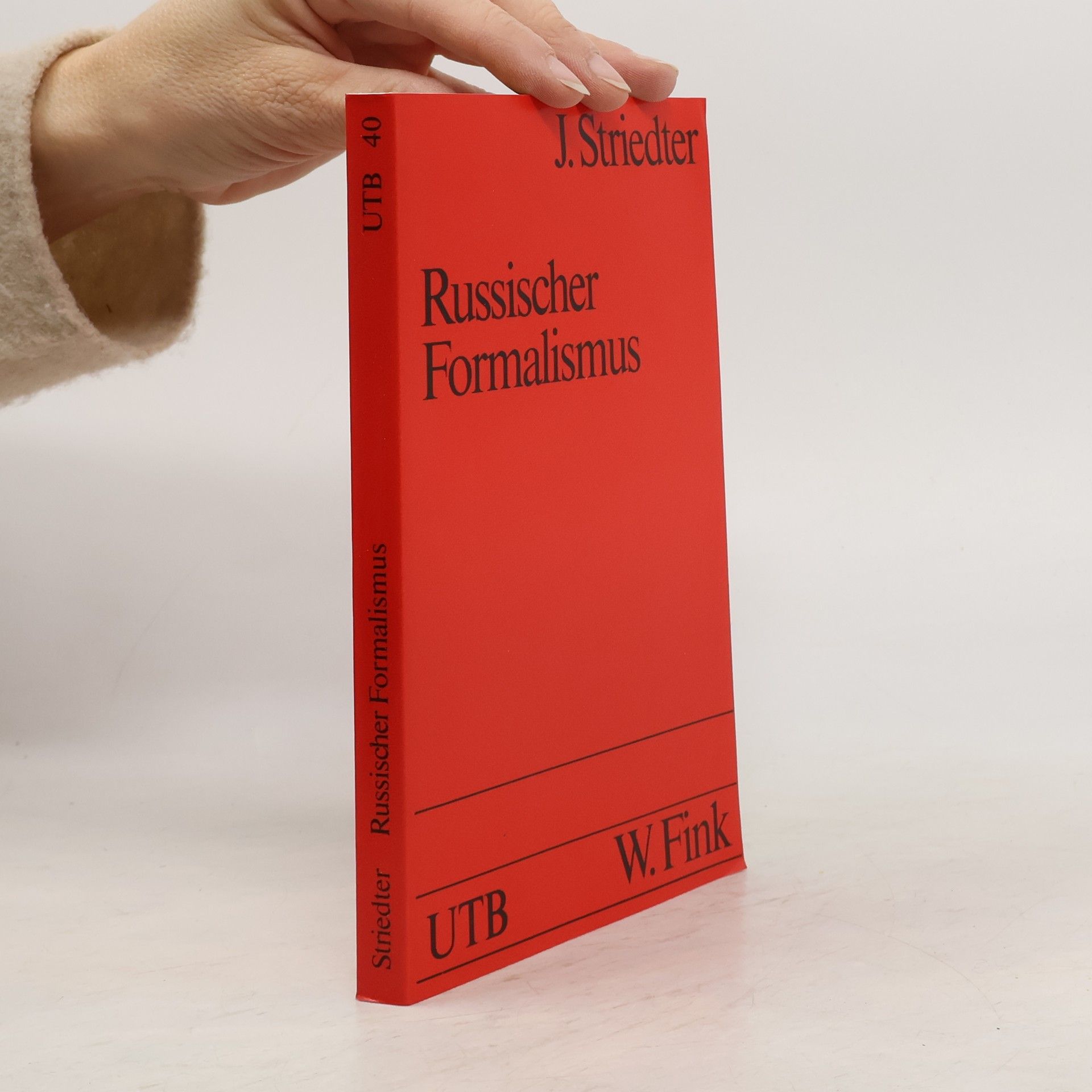 Jurij Striedter Russischer Formalismus