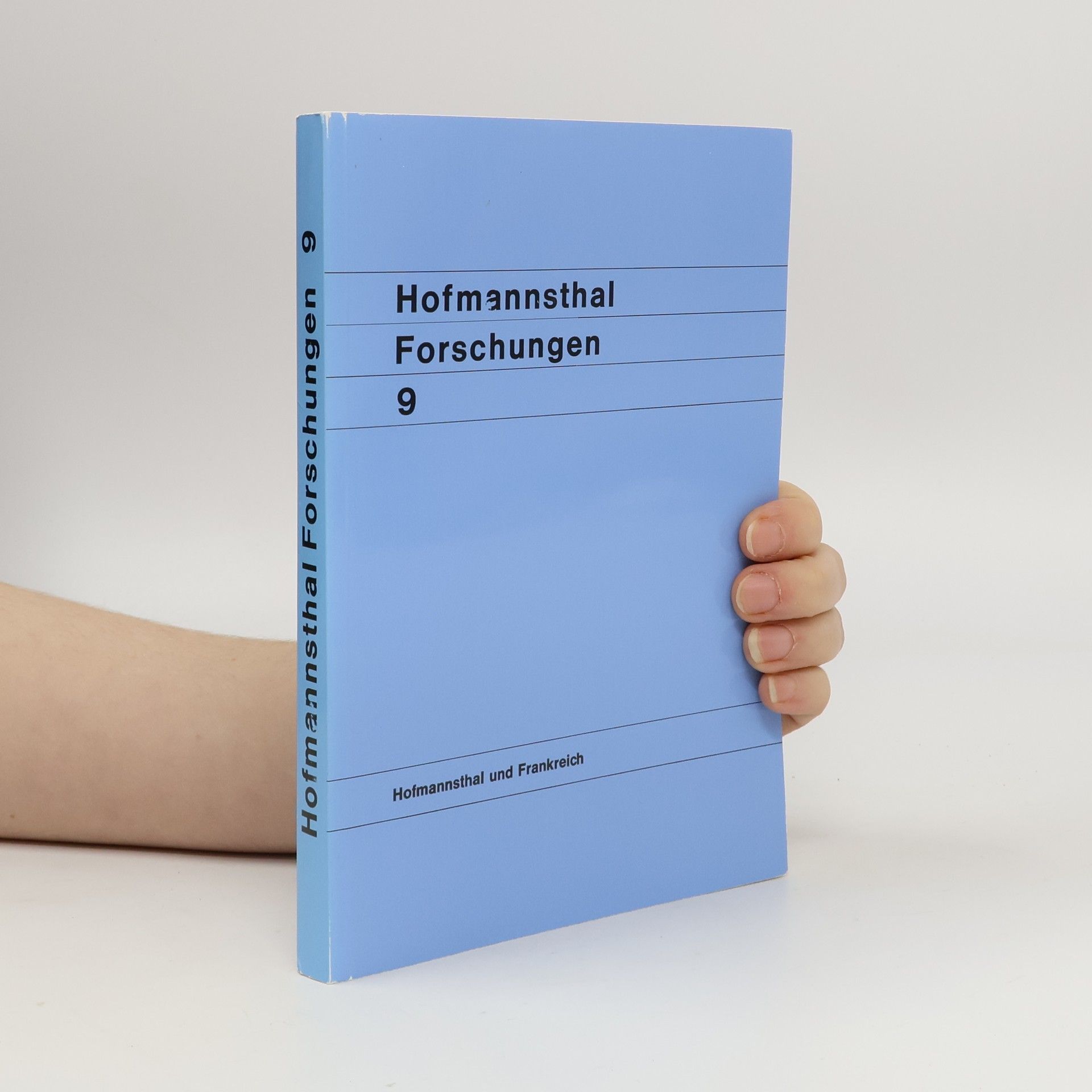 Kolektív autorov Hofmannsthal Forschungen 9