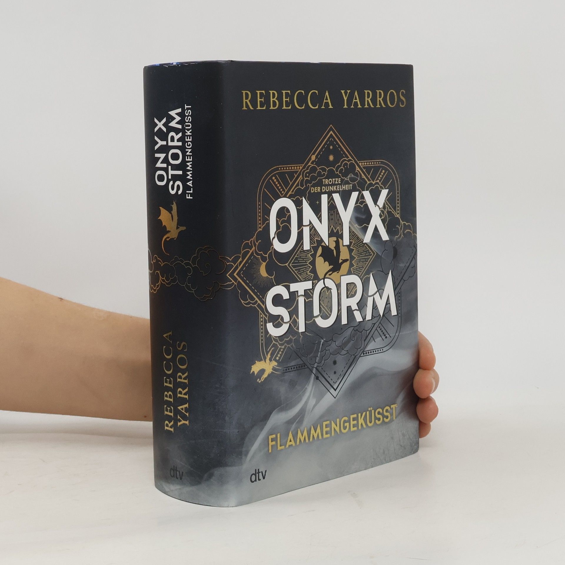 Rebecca Yarros Onyx Storm - Flammengeküsst - Deluxe-Ausgabe mit Farbschnitt