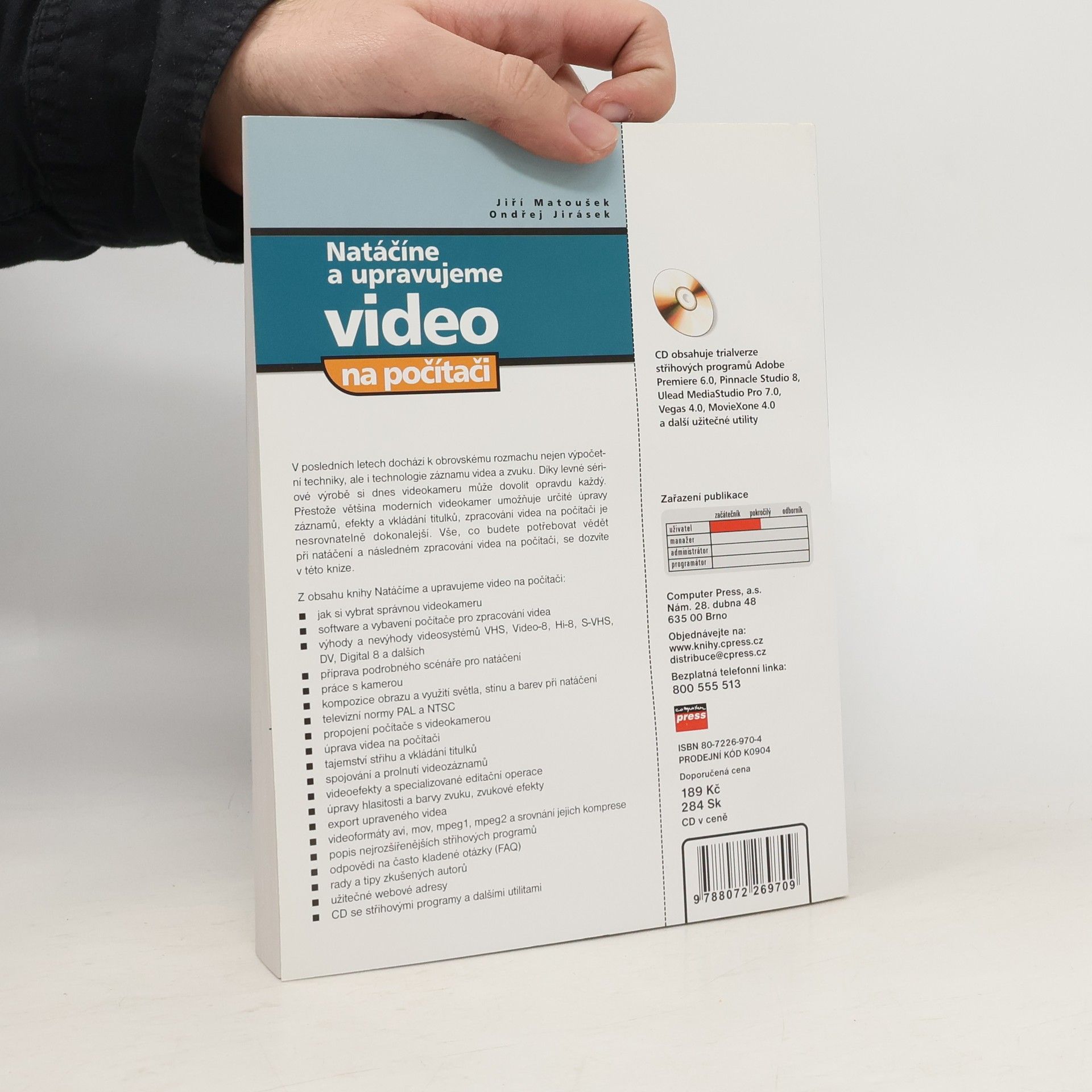 Jiří Matoušek Natáčíme a upravujeme video na počítači