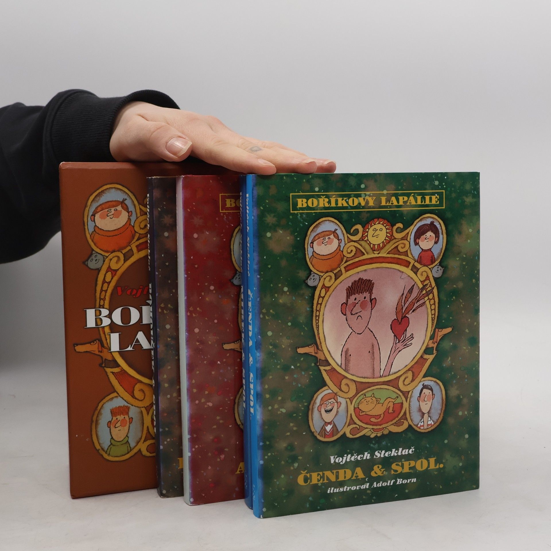 Vojtěch Steklač Boříkovy lapálie - komplet 4 knihy