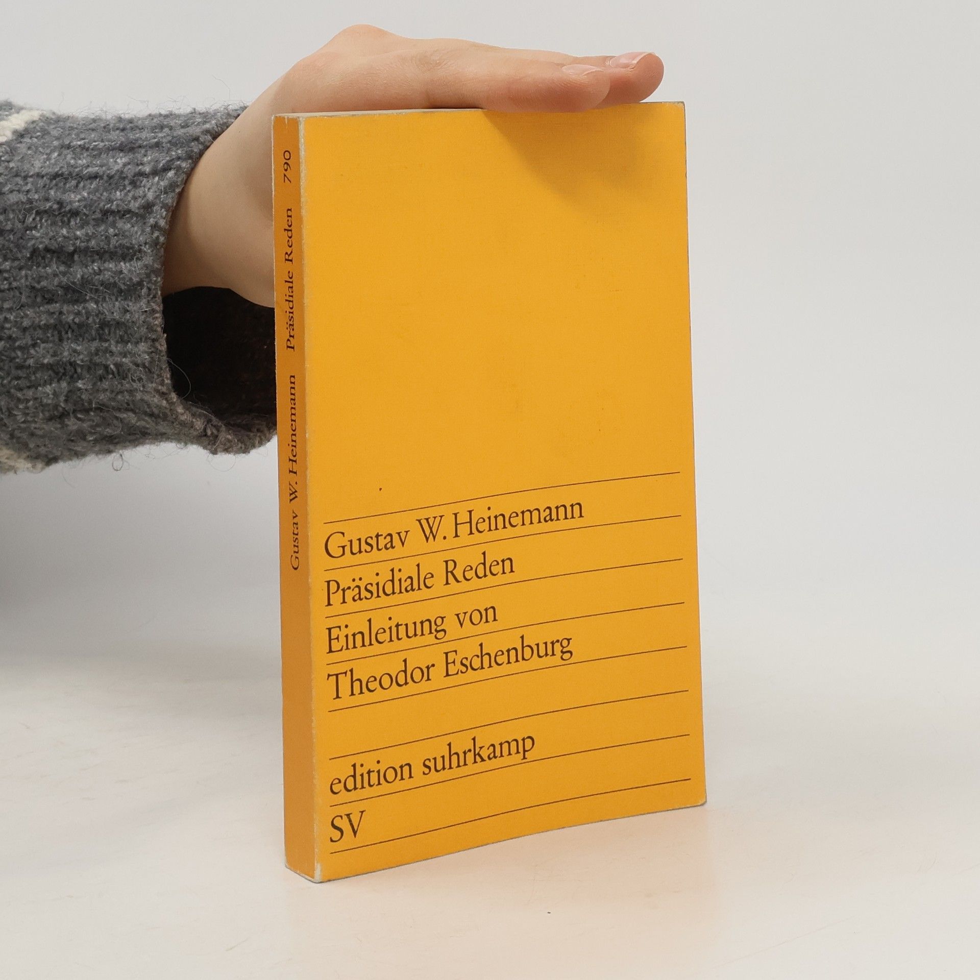 Gustav Walter Heinemann Präsidiale Reden