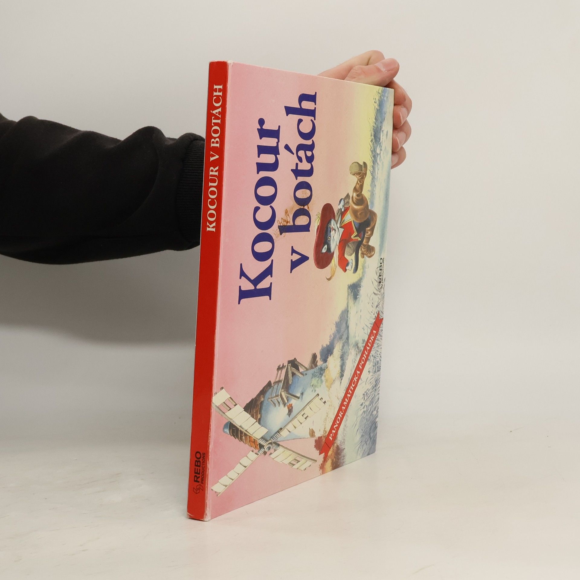 Kocour v botách. Panoramatická pohádka. (pop up leporelo)