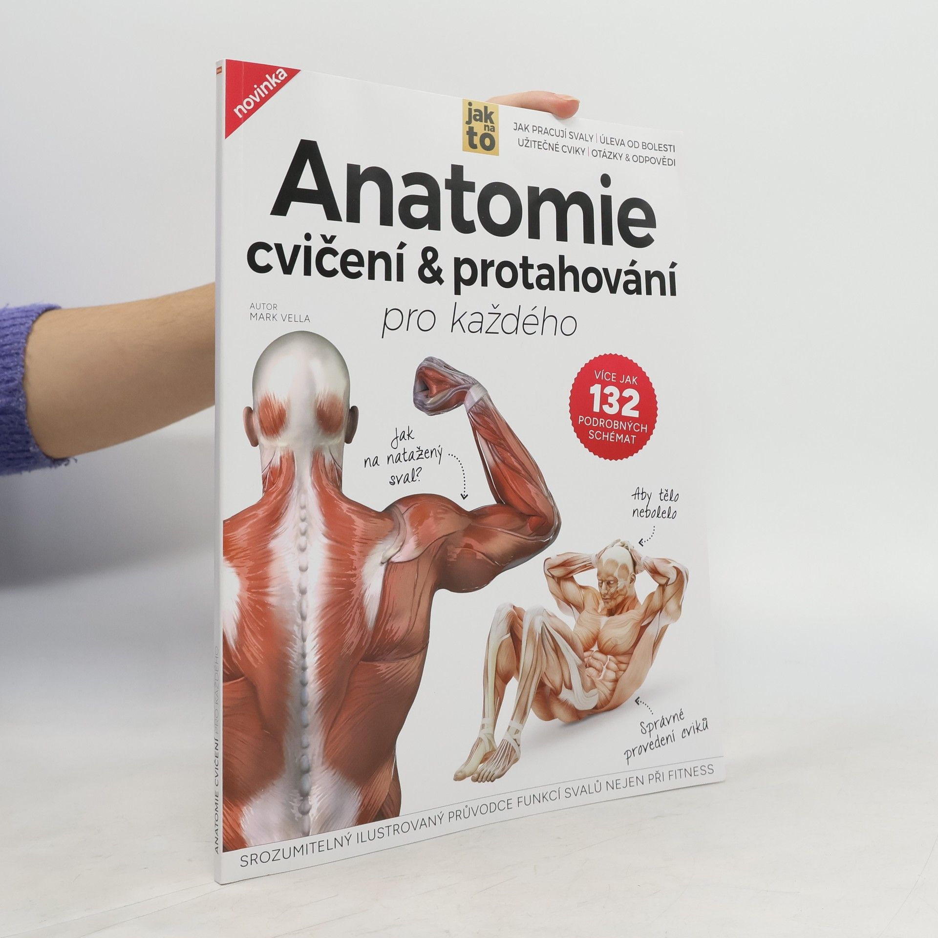 Mark Vella Anatomie cvičení a protahování pro každého
