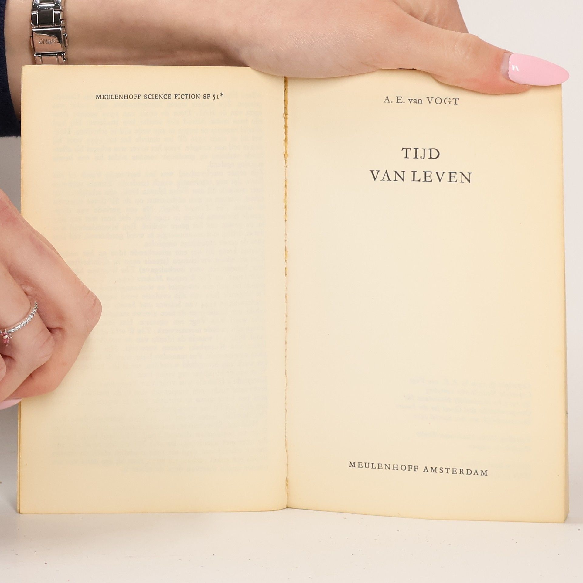 Alfred Elton Van Vogt Tijd van leven
