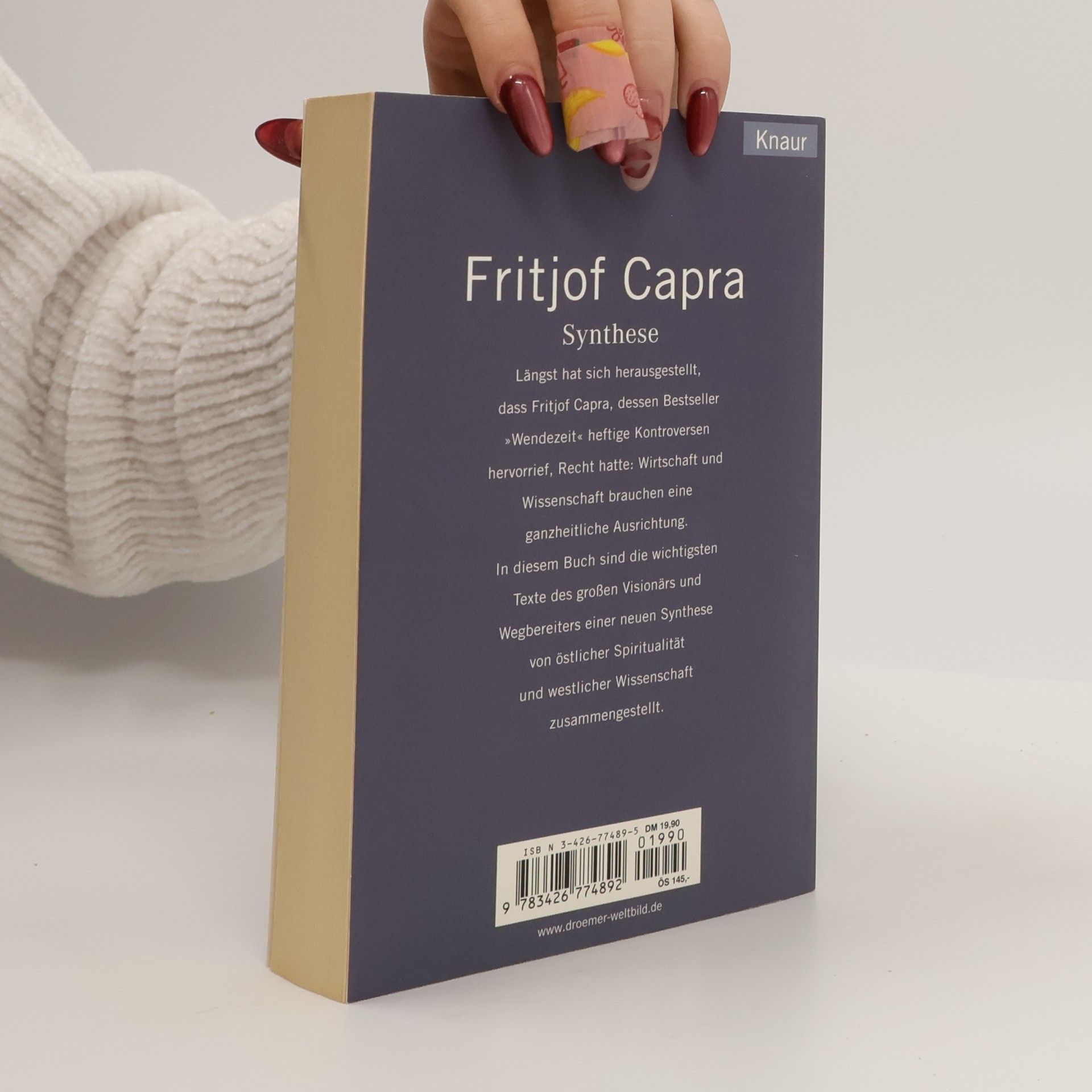 Fritjof Capra Synthese. Neue Bausteine für das Weltbild von morgen.