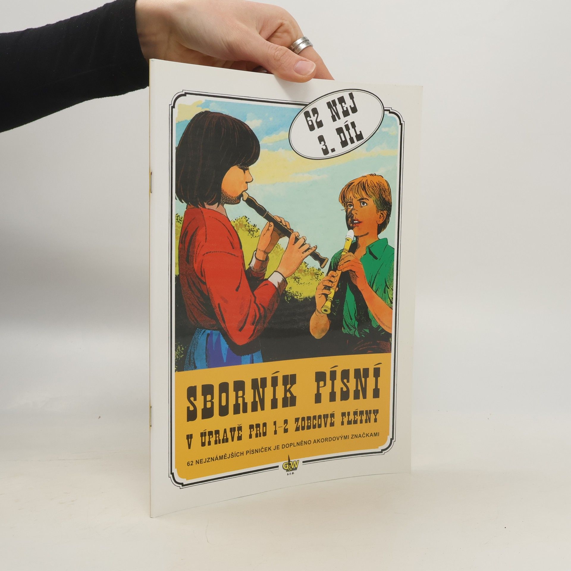 výroba hudeb.nástrojů G+W Sborník písní v úpravě pro zobcové flétny. 3.díl