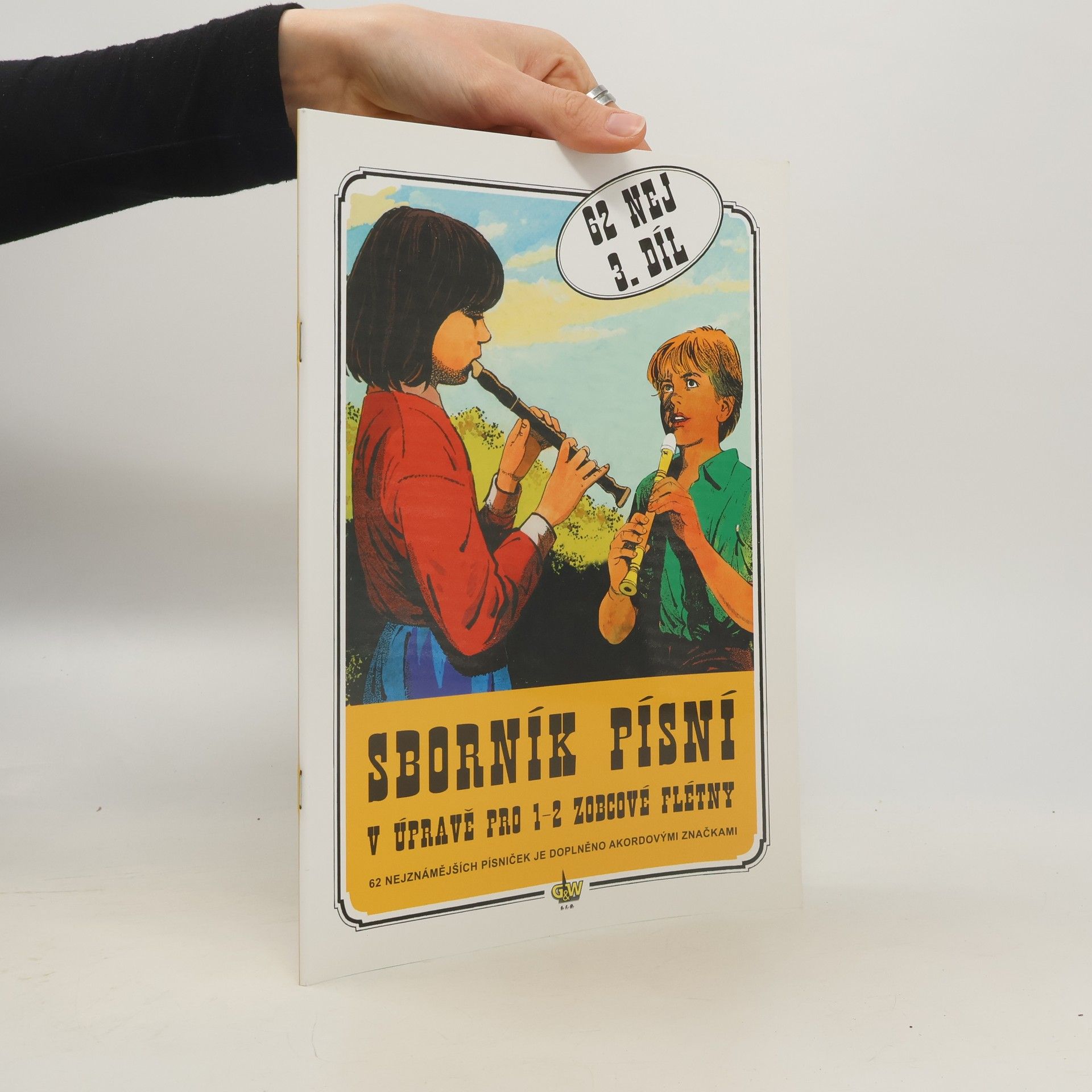výroba hudeb.nástrojů G+W Sborník písní v úpravě pro zobcové flétny. 3.díl