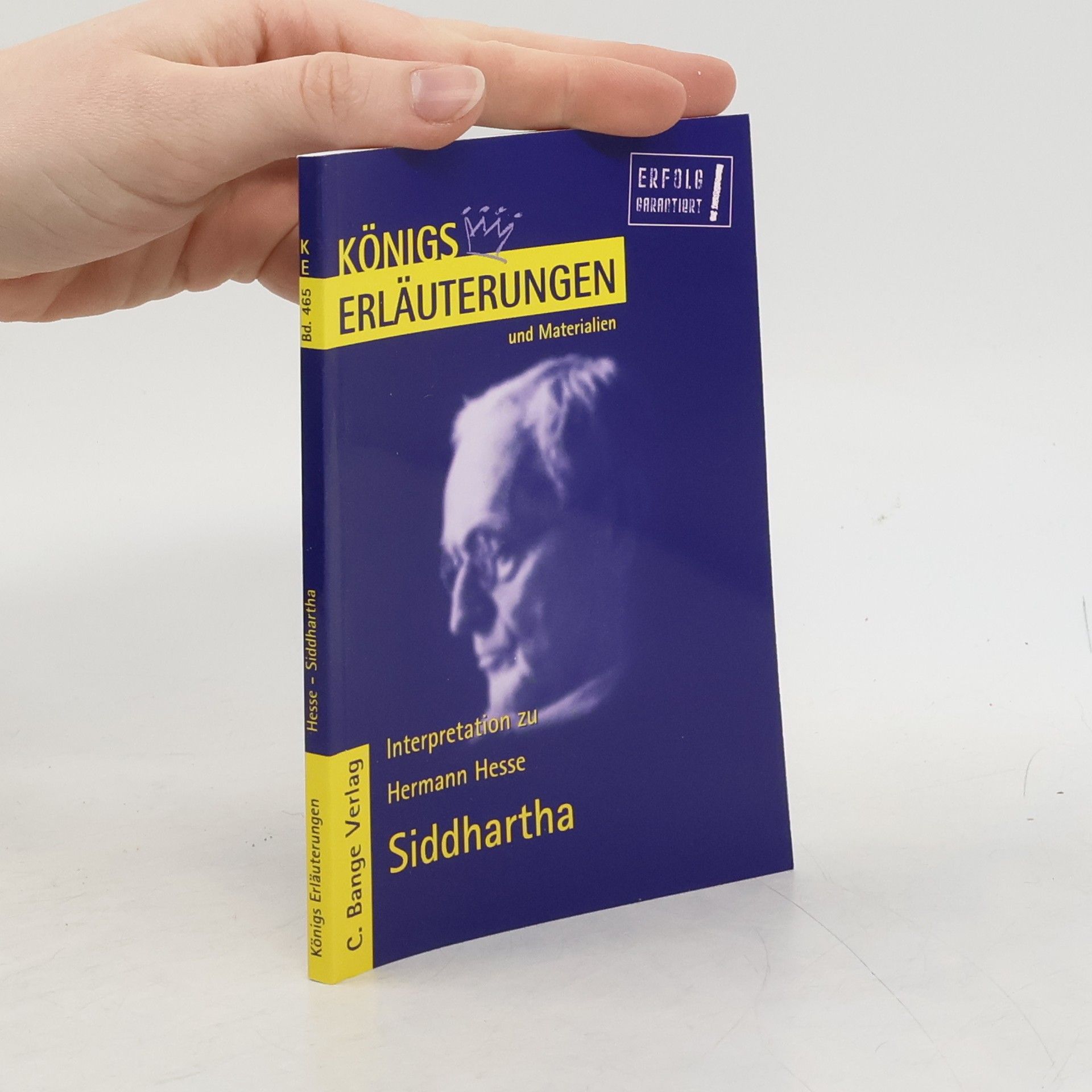 Erläuterungen zu Hermann Hesse, Siddhartha