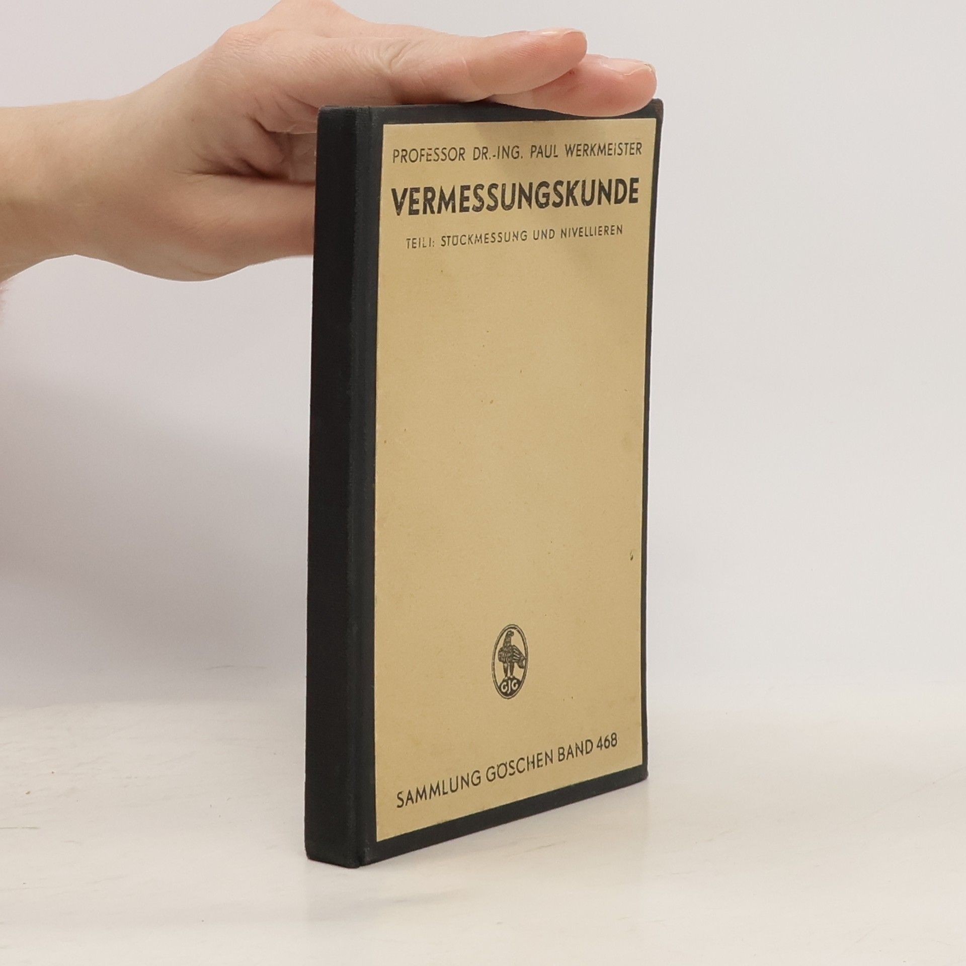 Paul Werkmeister Vermessungskunde I.