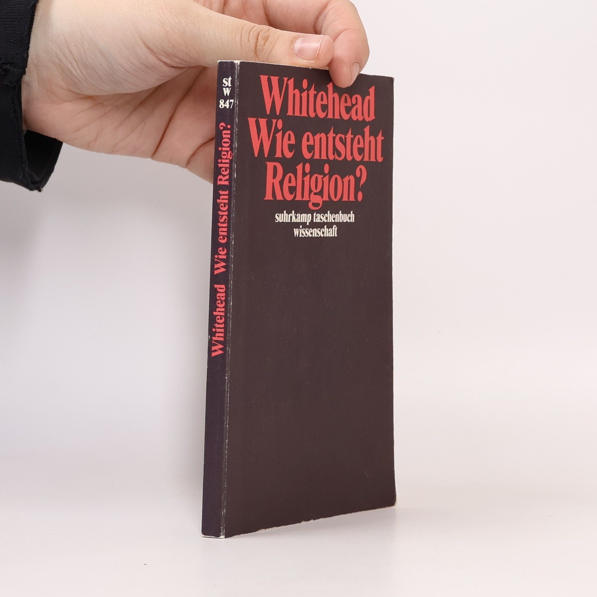 Alfred North Whitehead Wie entsteht Religion?