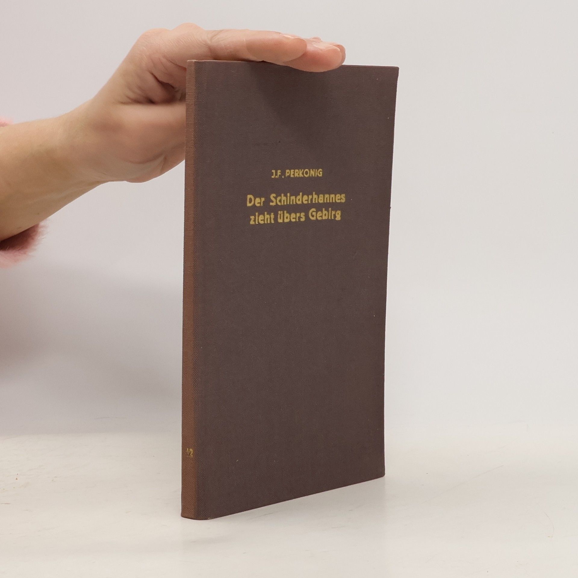 Josef Friedrich Perkonig Der Schinderhannes zieht übers Gebirg