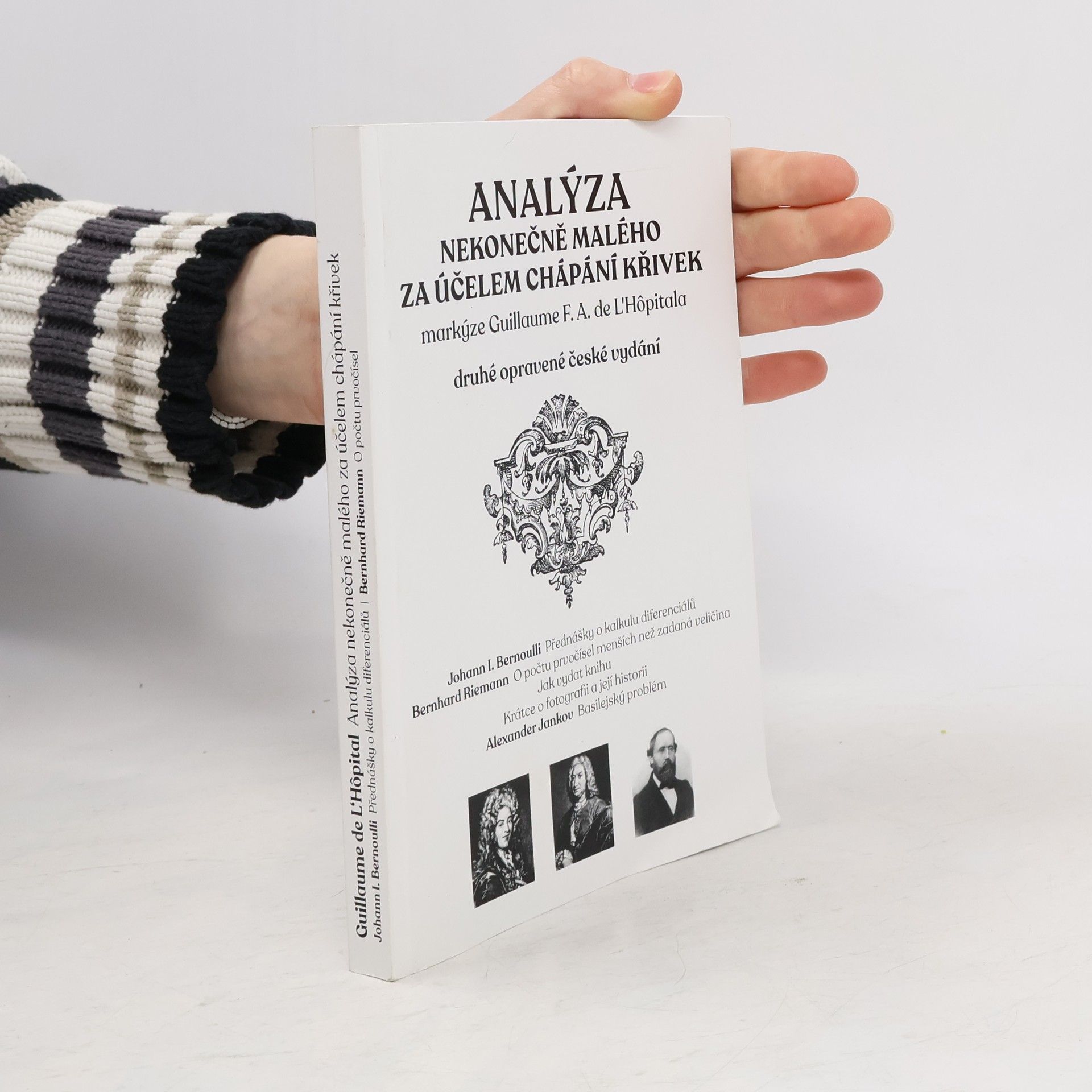 Guillaume de L'Hôpital Analýza nekonečně malého za účelem chápání křivek