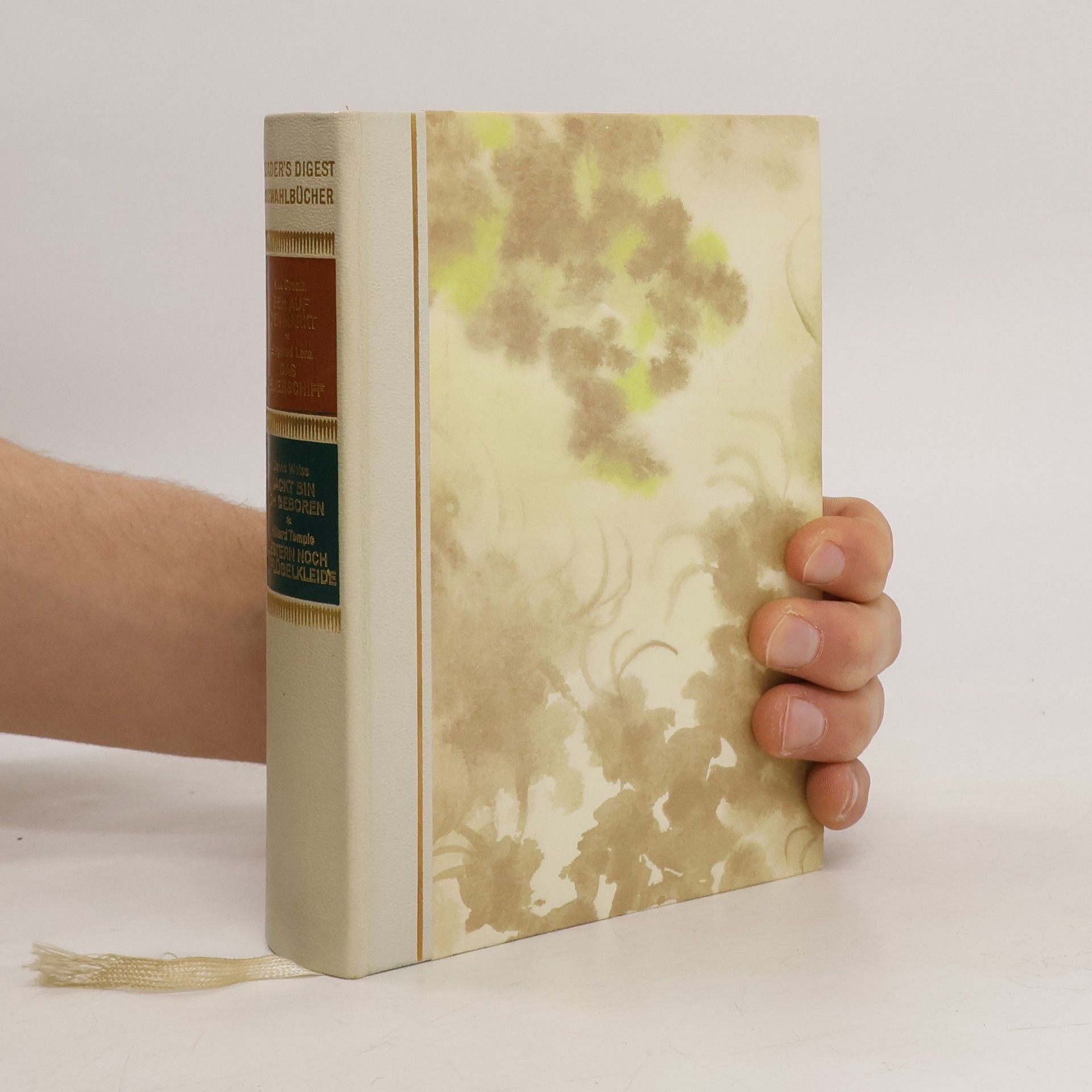 David Weiss Reader's Digest Auswahlbücher. Geh auf den Markt. Das Feuerschiff. Nackt bin ich Geboren. Gestern noch im Flügelkleide