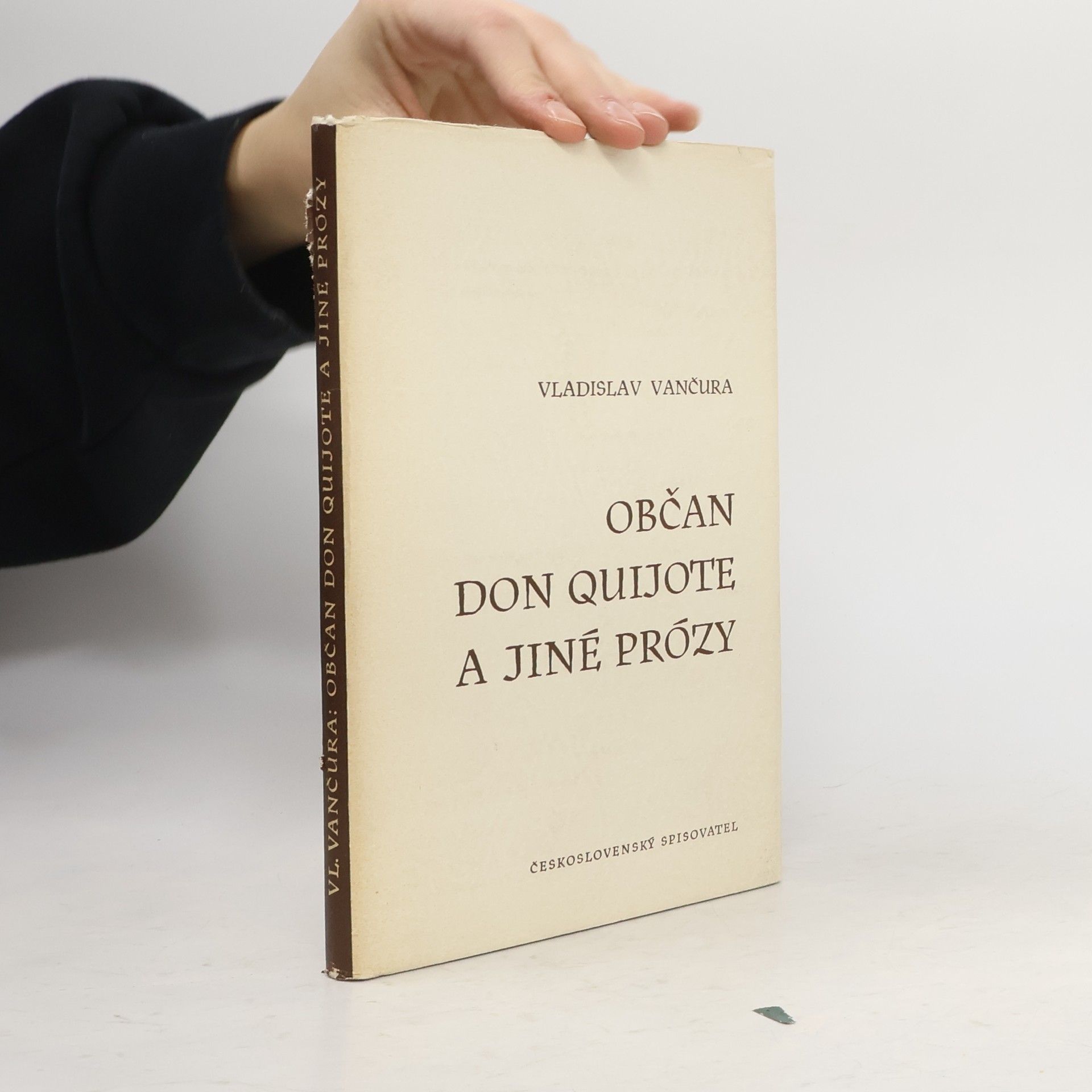 Vladislav Vančura Občan Don Quijote a jiné prózy